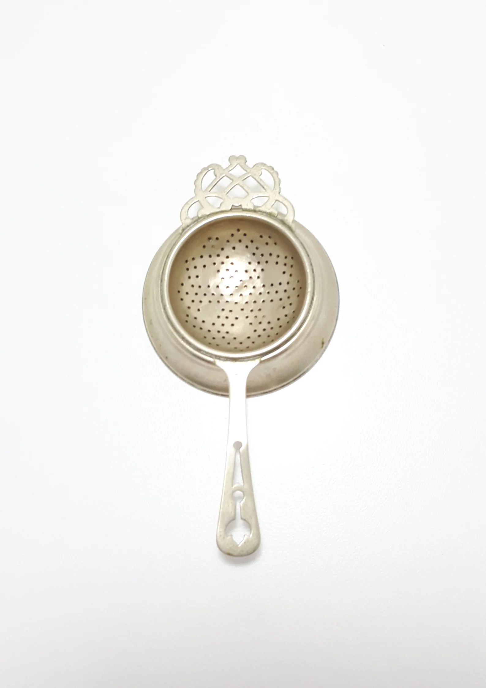 1930’s-1940’s Regis Plate (William Suckling, Birmingham) Silver Plated Tea Strainer With Drip Tray / Stand - Image 4