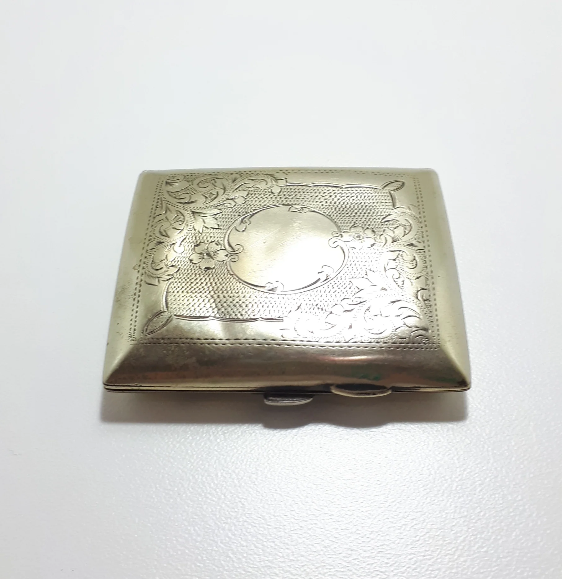 1930’s-1940’s Small Machine Tooled Silver Plated G.E.A. EPNS Calling Card Case - Image 4
