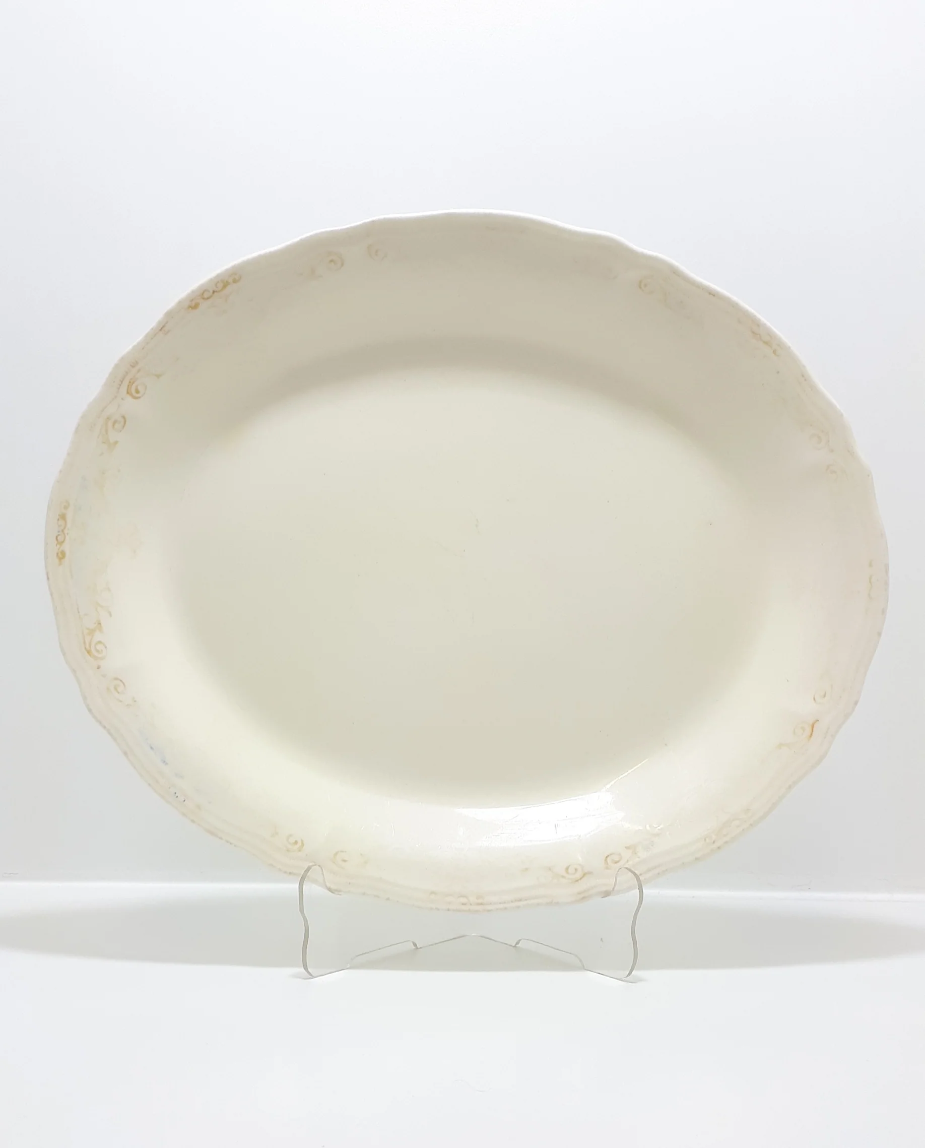 1936-1950’s Vintage Grindley Creampetal Platter