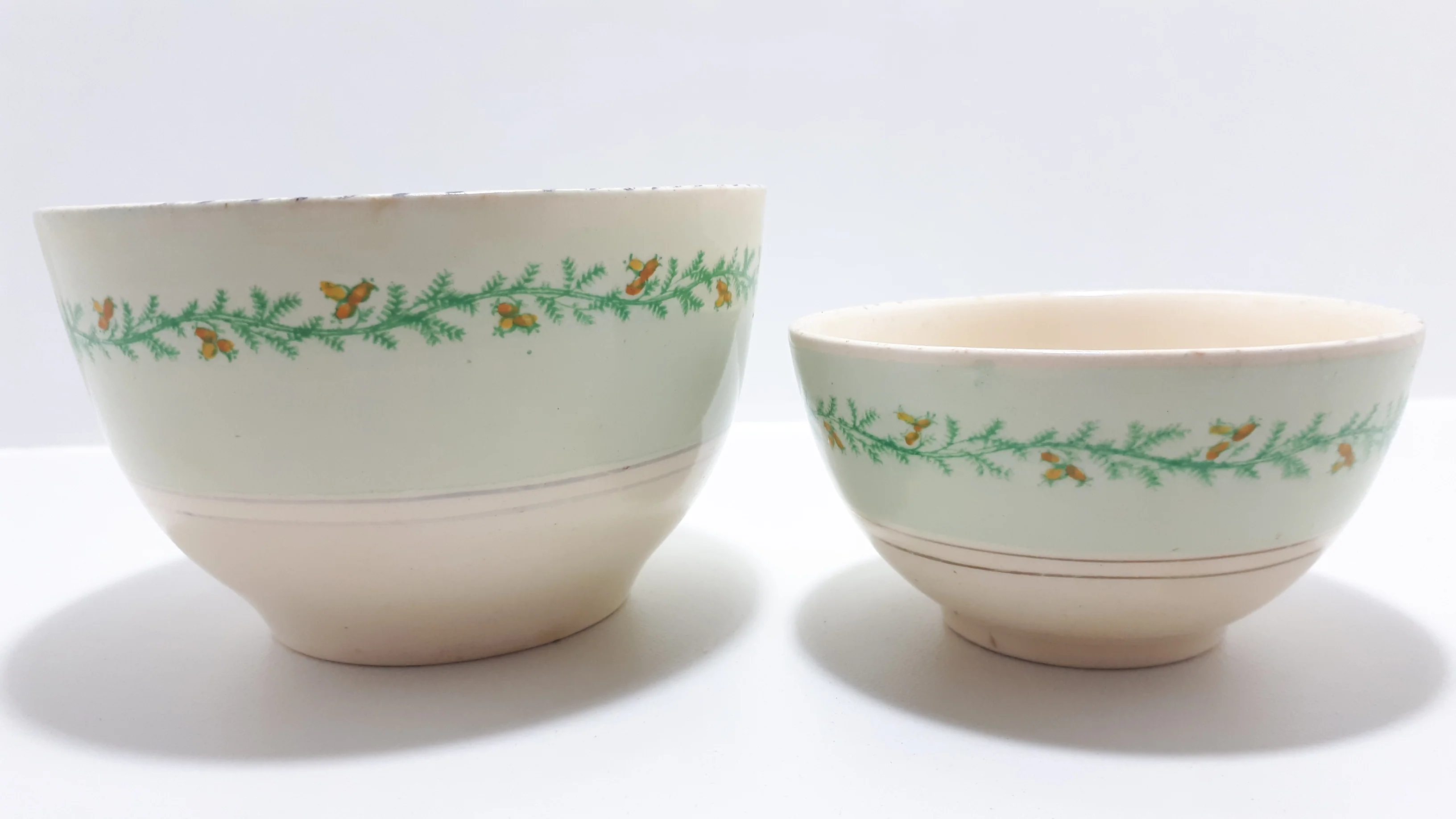 1940’s Pair of Porcelain Burleigh Ware (Burgess & Leigh) Bowls