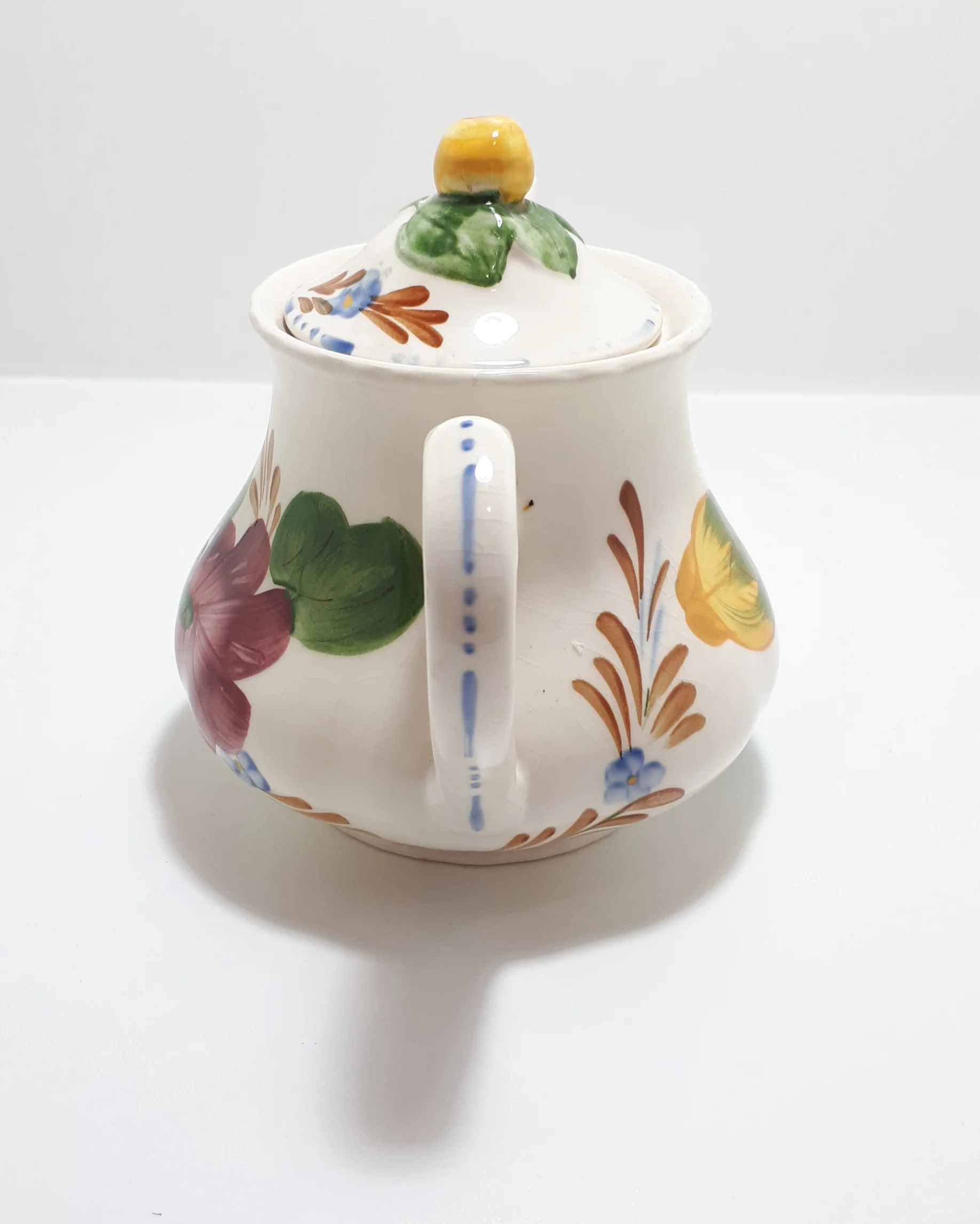 1940's - 1950's Simpsons Potters Ltd. Belle Fiore Patterned Chanticleer Ware Tea Pot - Image 2