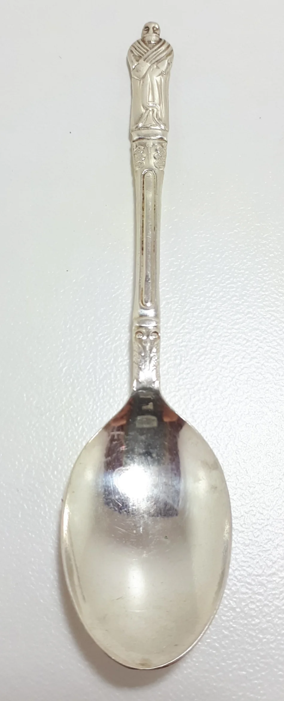 1940's - 1950's Vintage Set Of 6 Silver Plated St. Paul/St. Matthew Apostle Demitasse Spoons - Image 4