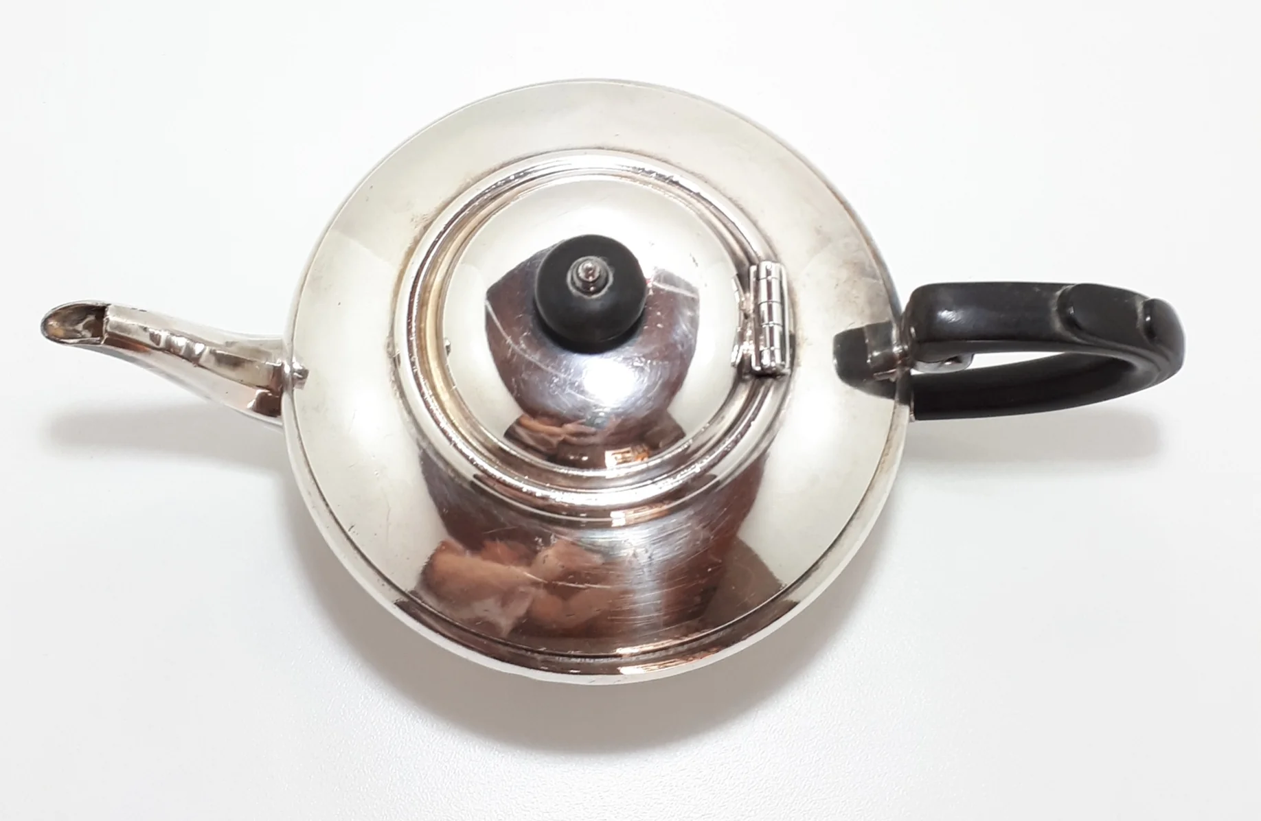 Antique Late 1800’s Victorian Era Tea Pot With Black Bakelite Handle & Lid Finial – EPBM 8082 - Image 5