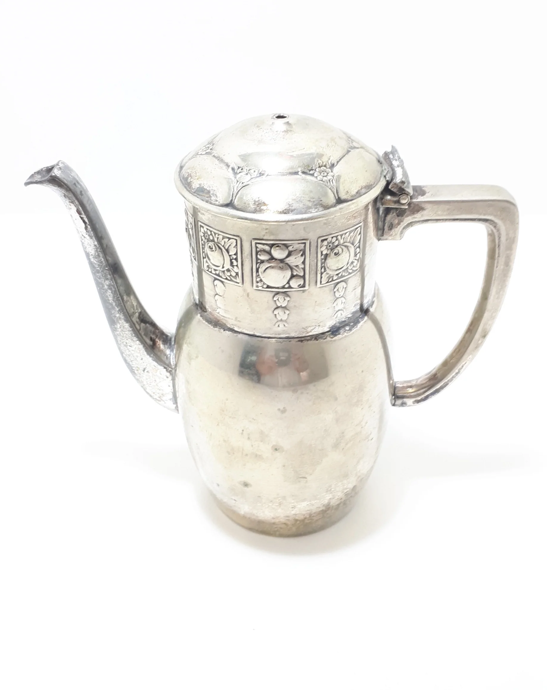 Antique Silver Plated Demitasse Coffee Pot - Image 6
