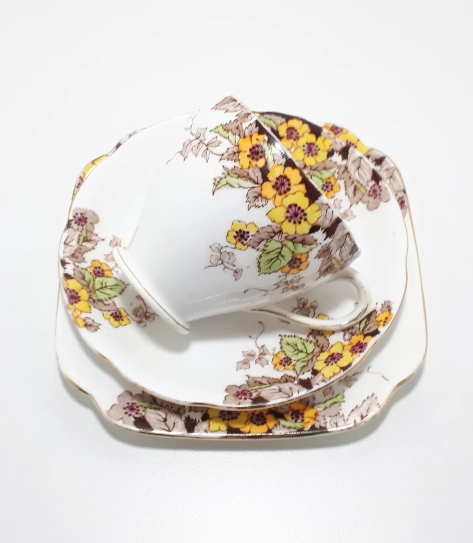 c.1930-49 Royal Standard Tea Trio - Blossom - Image 3