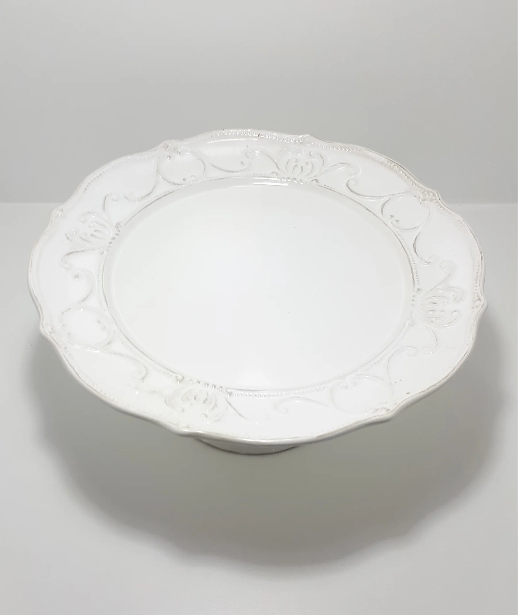 Country Kitchen Large Pedestal Cake Plate / Stand - Image 2