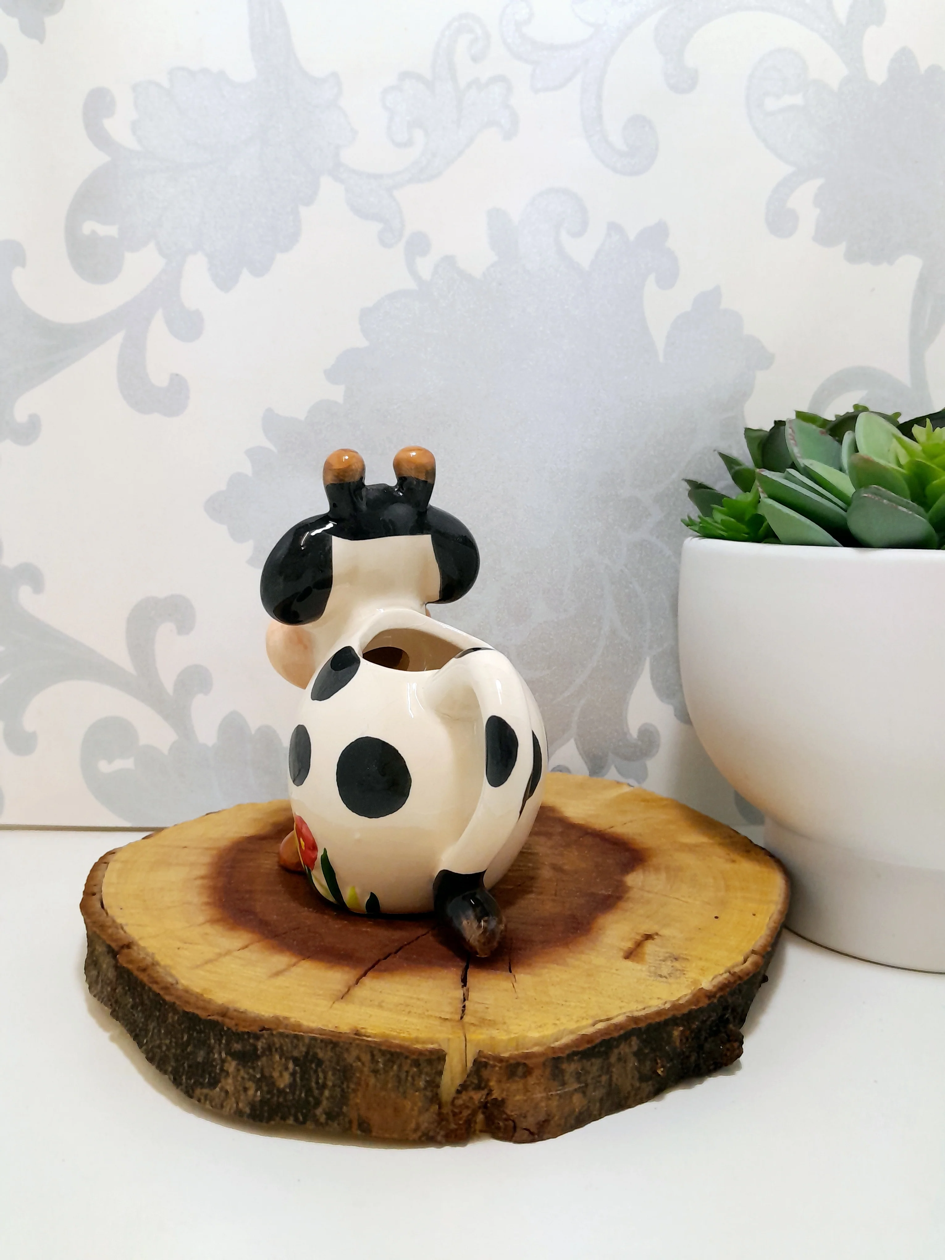 Cutest Porcelain Cow Milk Jug - Image 4