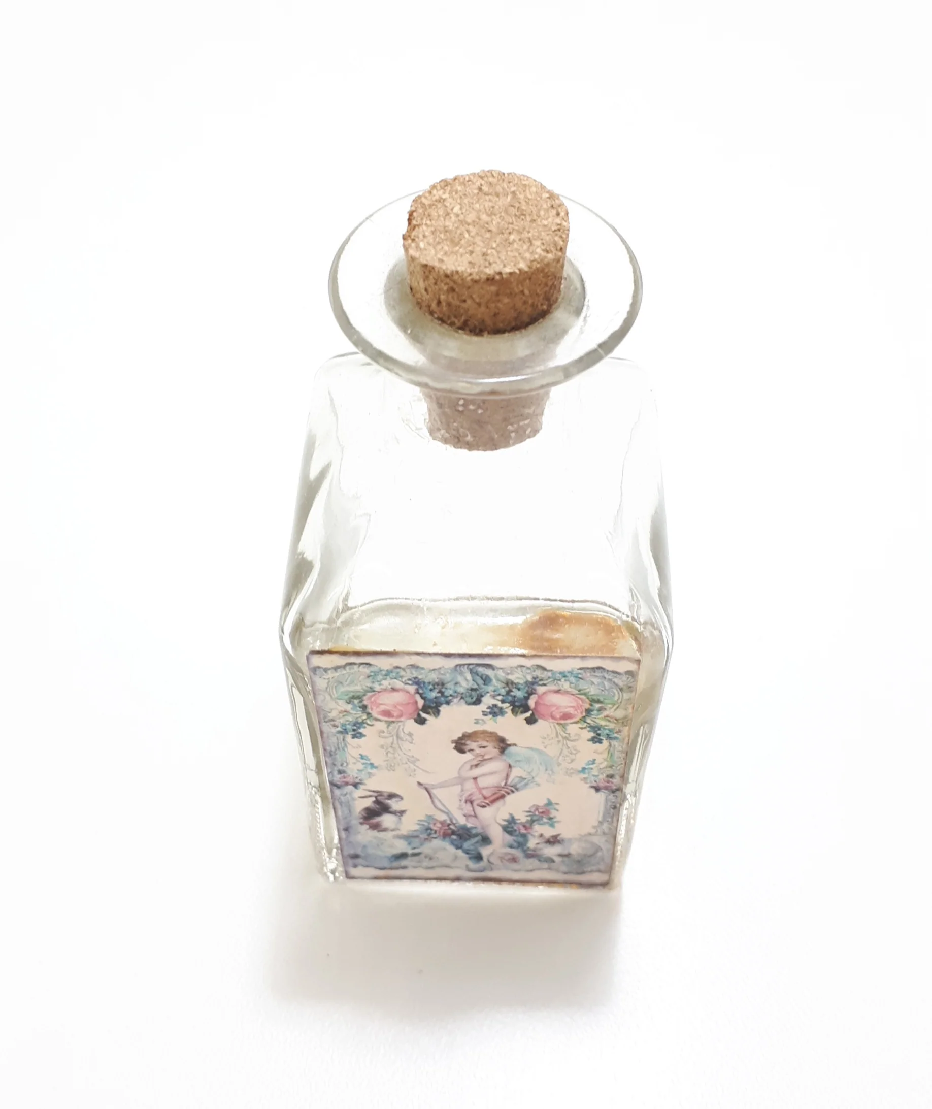 Decorative Bottle With Cork Stopper - Image 2