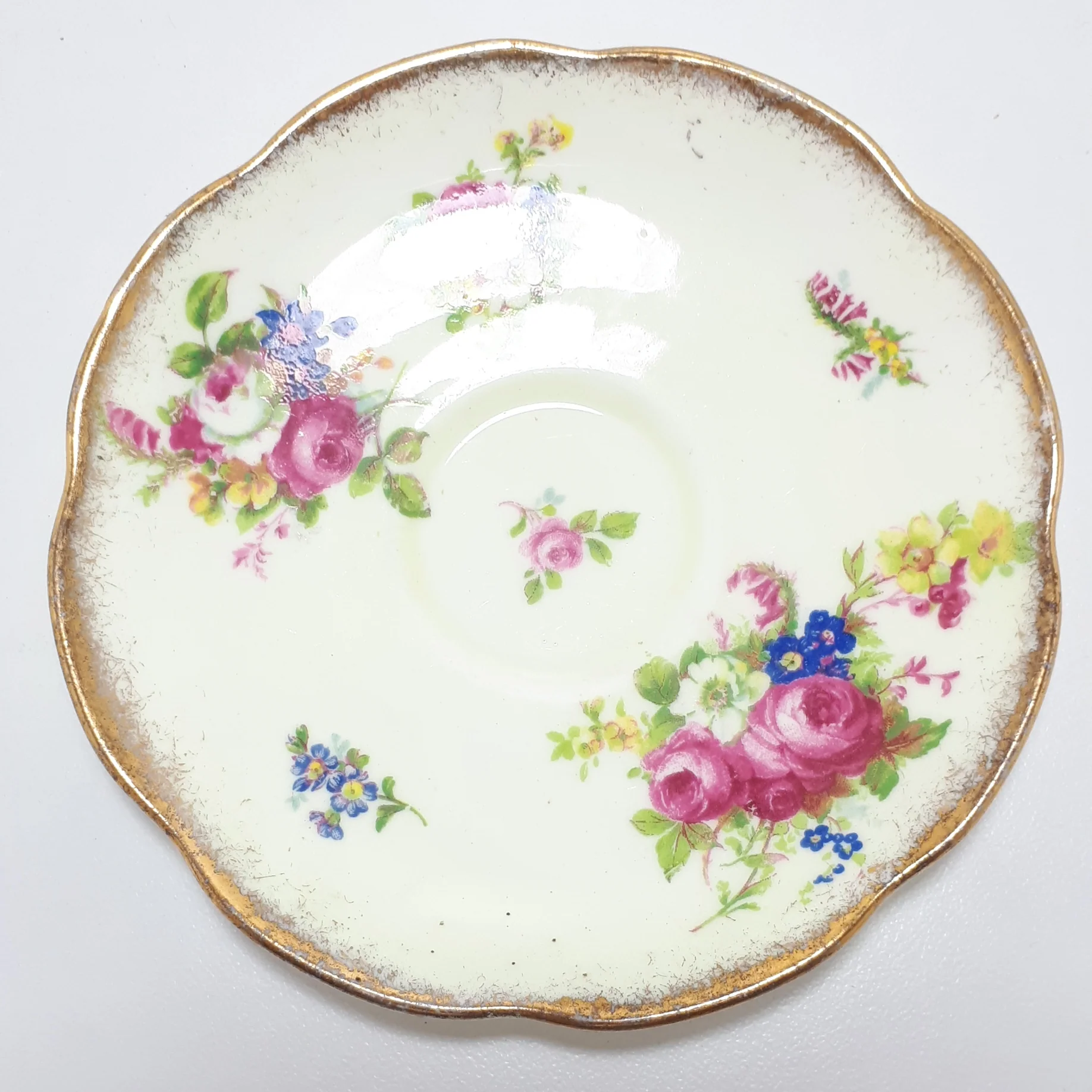Foley Vintage 1948-1950's Bone China (E. Brain & Co. Ltd.) Fenton Fine Porcelain Saucer - Image 2