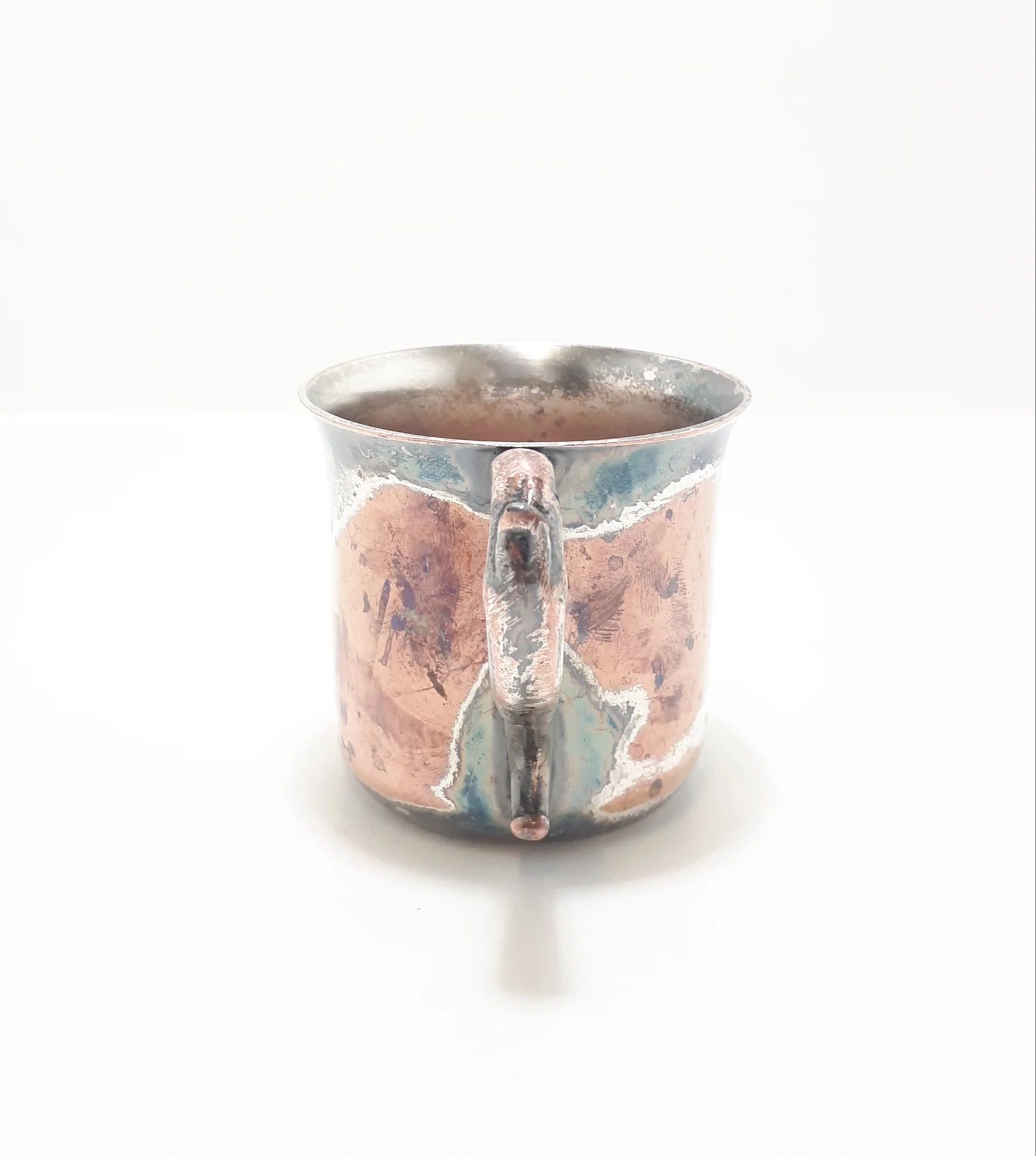 Heavy Silver Plate On Copper Children’s Cup - Image 2