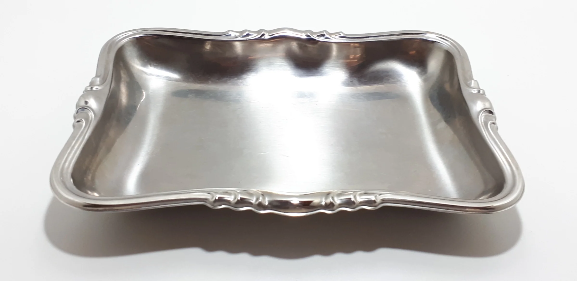 Italian Alessi Silver Plated Rectangular Bread Basket – In Original Box