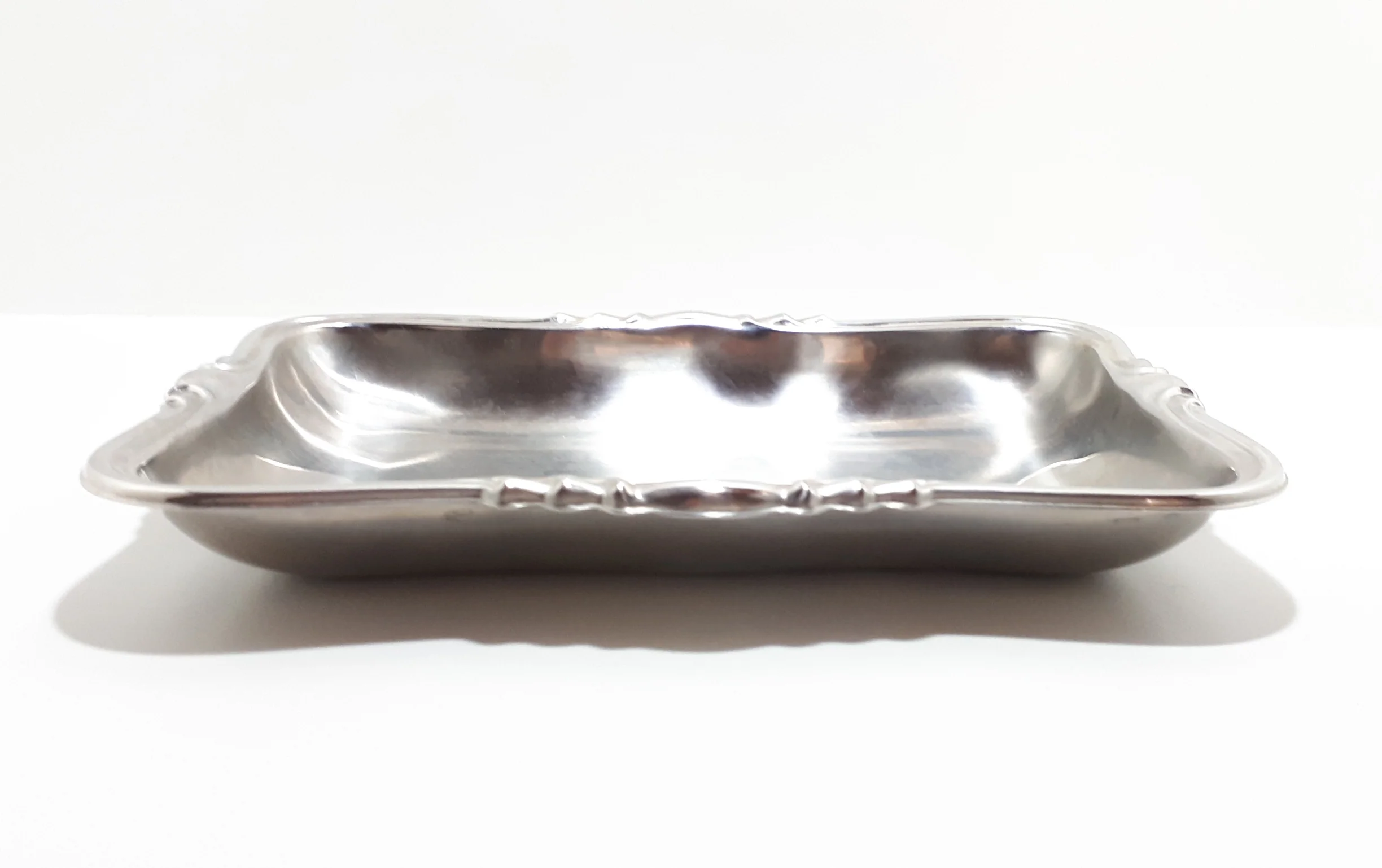 Italian Alessi Silver Plated Rectangular Bread Basket – In Original Box - Image 4