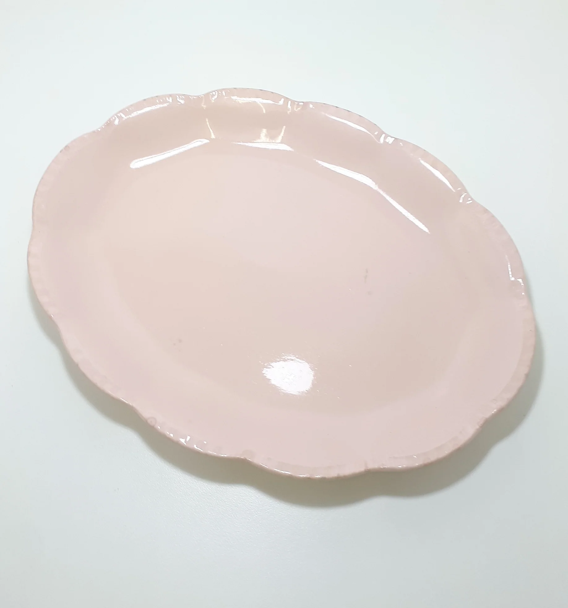 Large Vintage 1940 – 1950 Ceramic J & G Meakin Rosa Pattern Serving Platter - Image 2