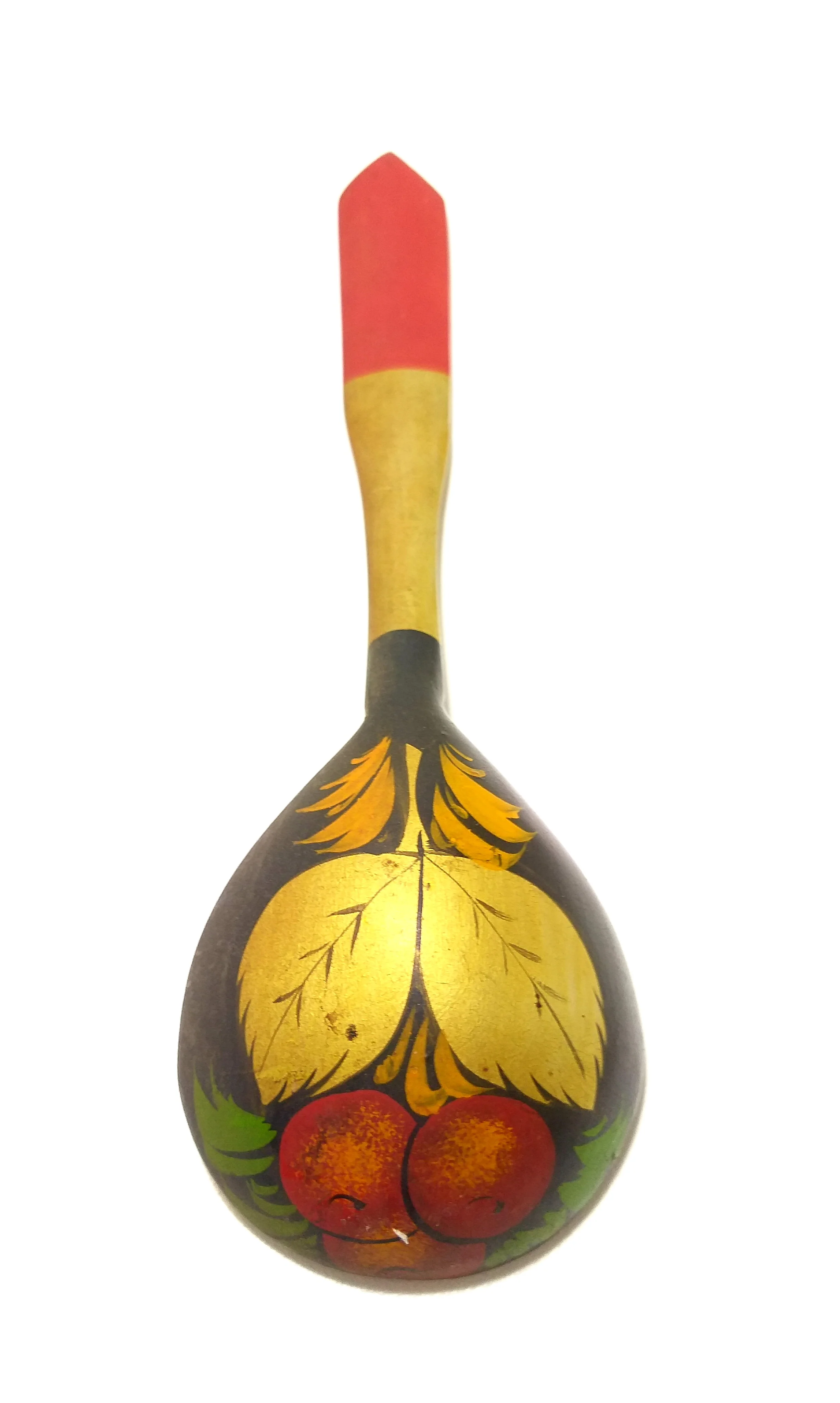 Large Vintage Russian Khokhloma Spoon - Image 5