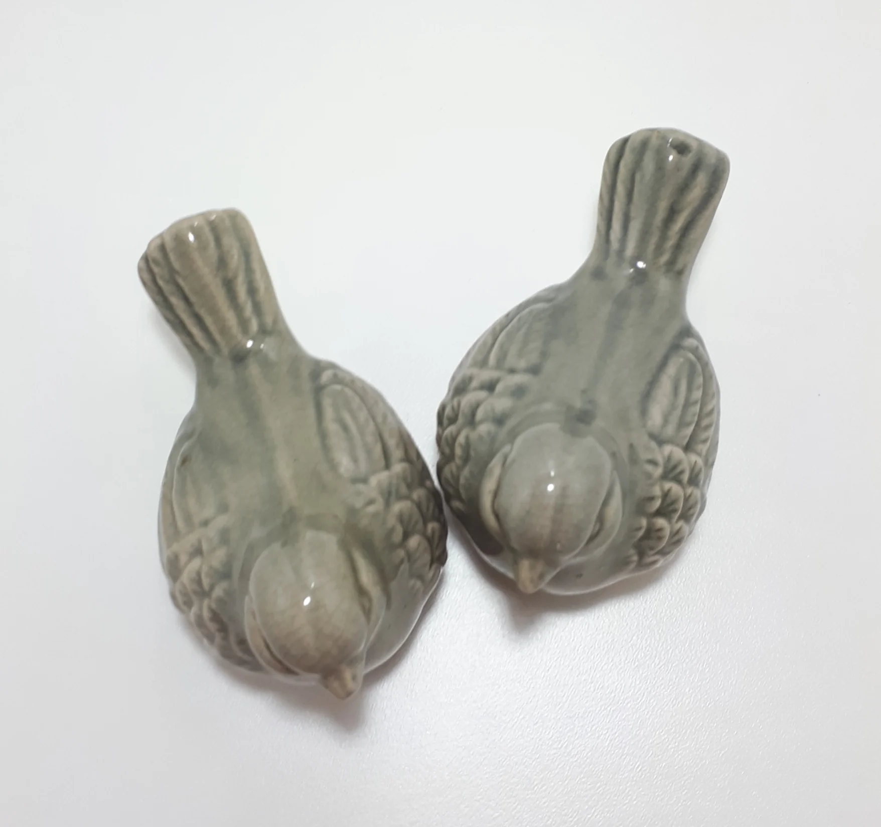 Pair Of Decorative Ceramic Bird Figurines - Image 5