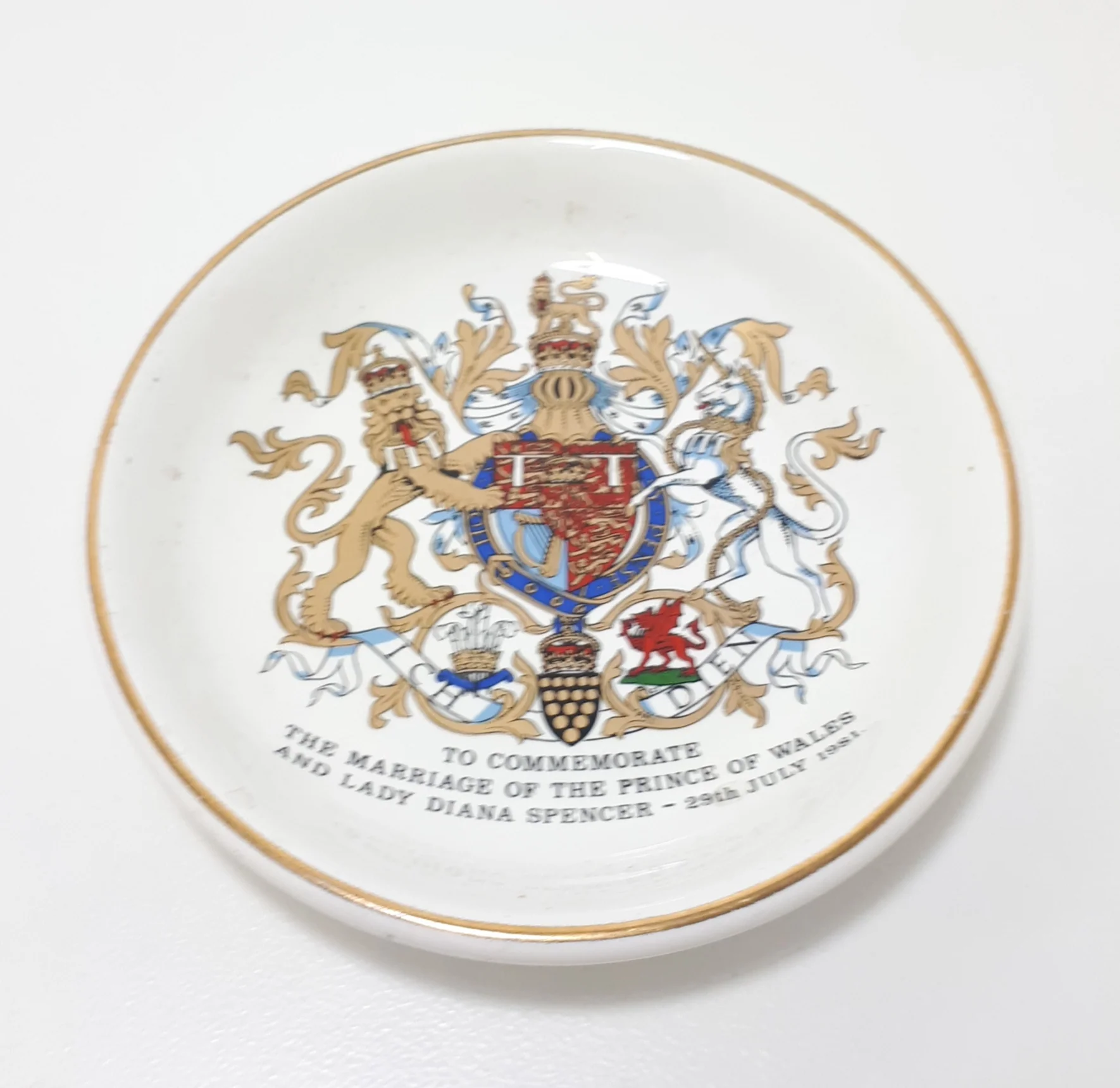 Poole Pottery Vintage Commemorative Butter Pat Dish - Image 4