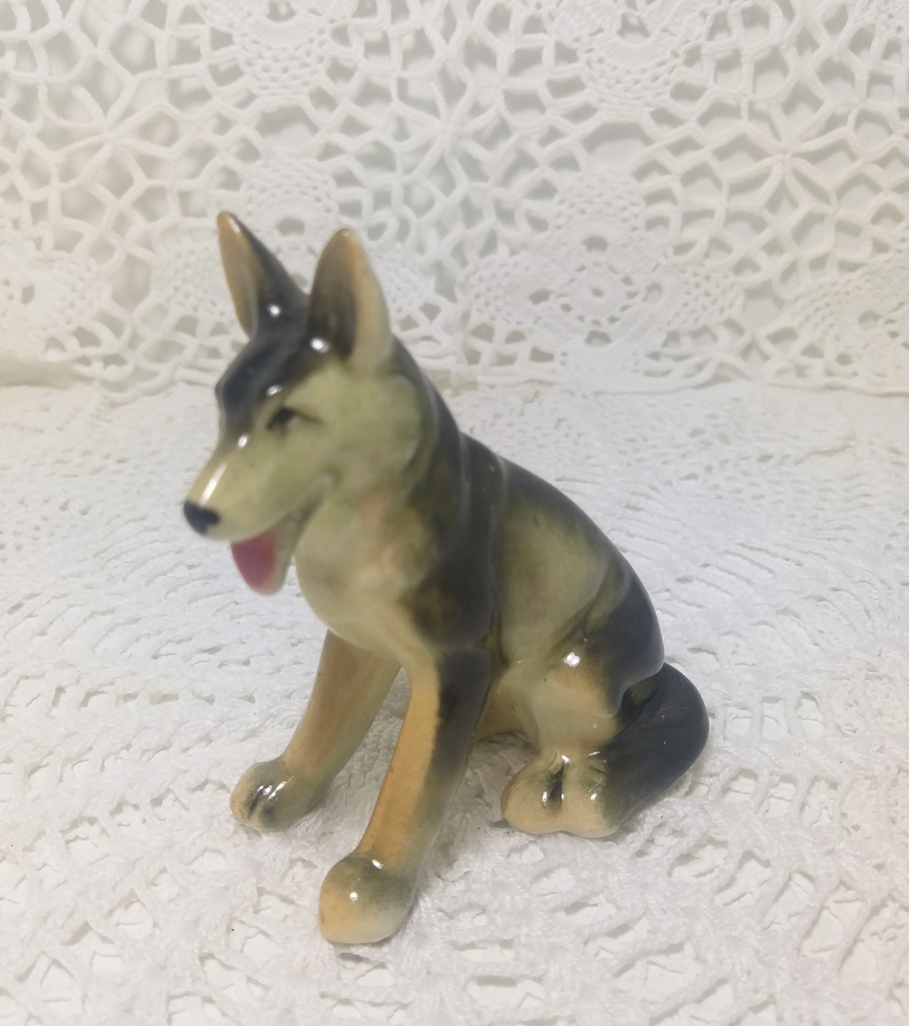 Porcelain Alsatian Dog Figurine - Image 7