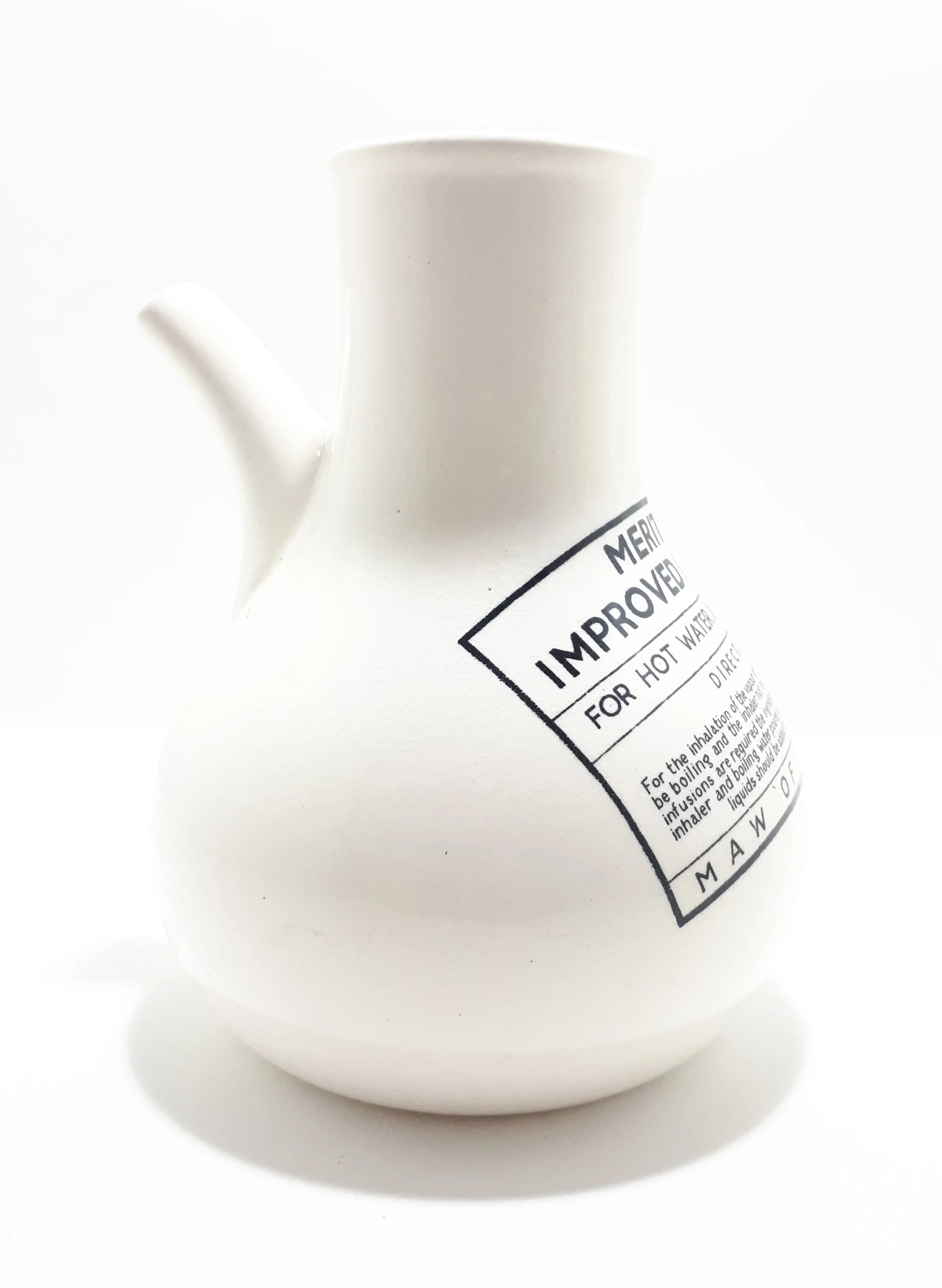 Rare Antique Ceramic Meritor Improved Inhaler By MAW Of London (Solomon Maw – Surgeons Instrument Maker) - Image 2