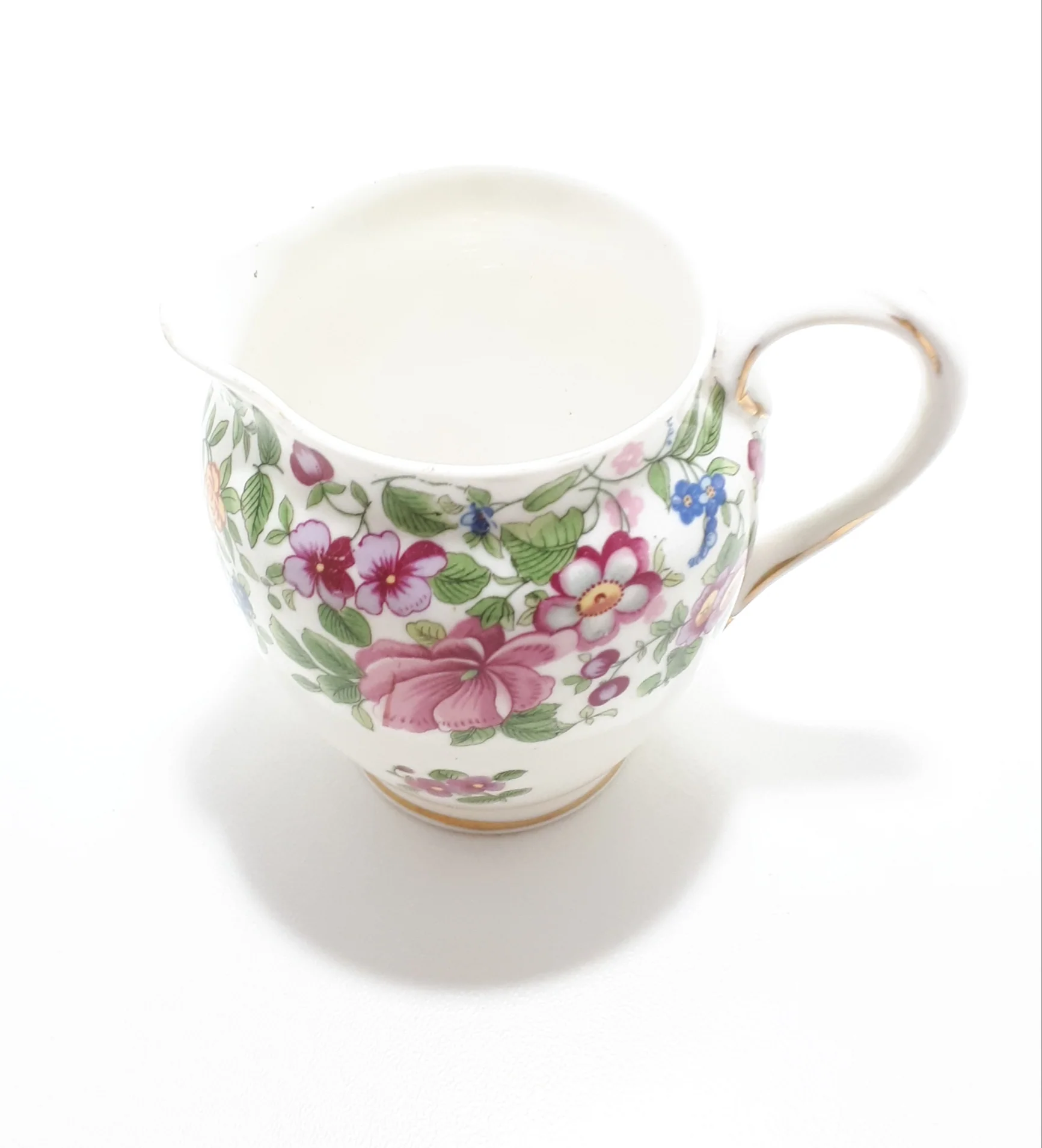 Rare Antique Fine Porcelain Crown Staffordshire Creamer - Image 5