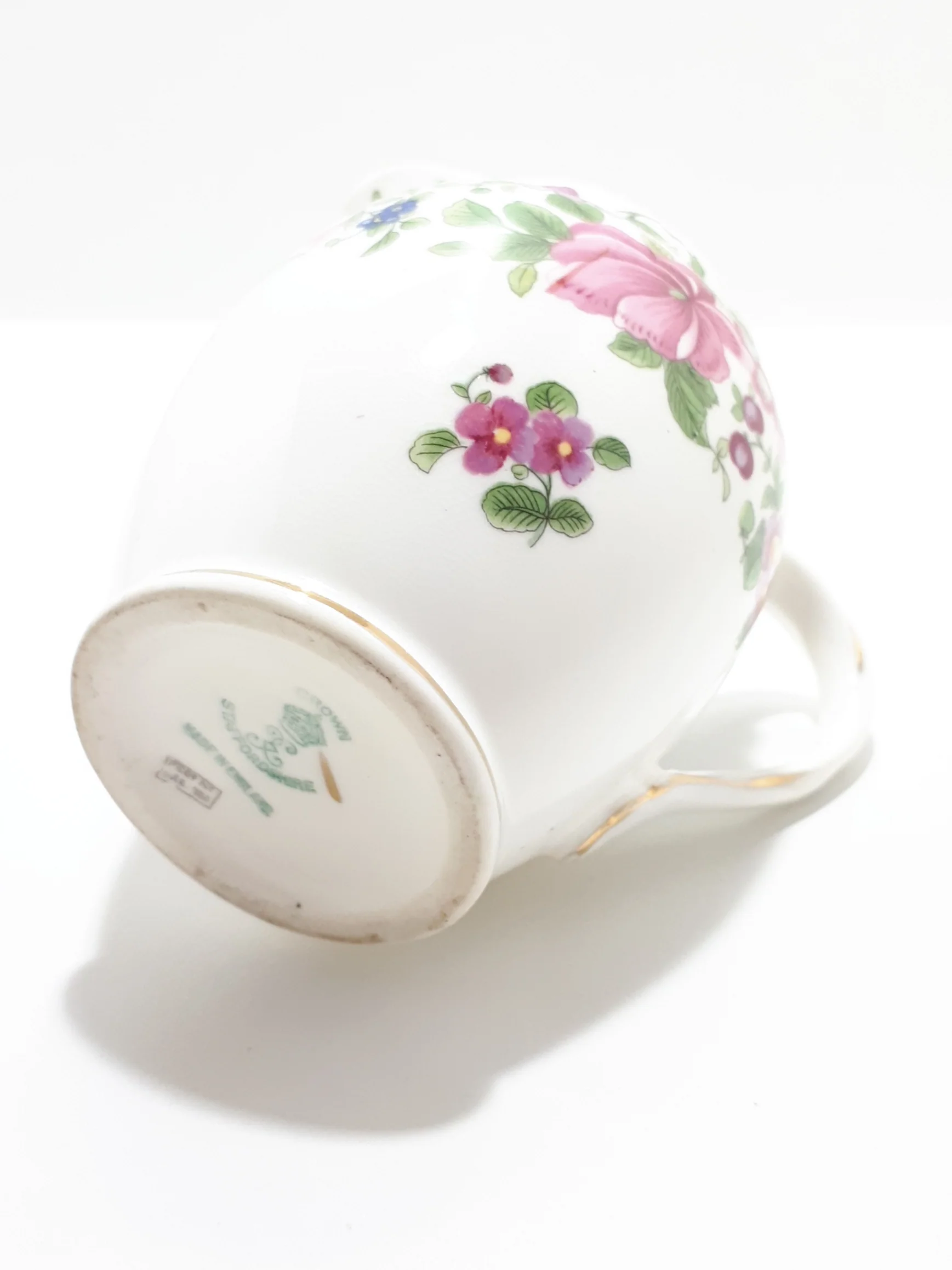 Rare Antique Fine Porcelain Crown Staffordshire Creamer - Image 6