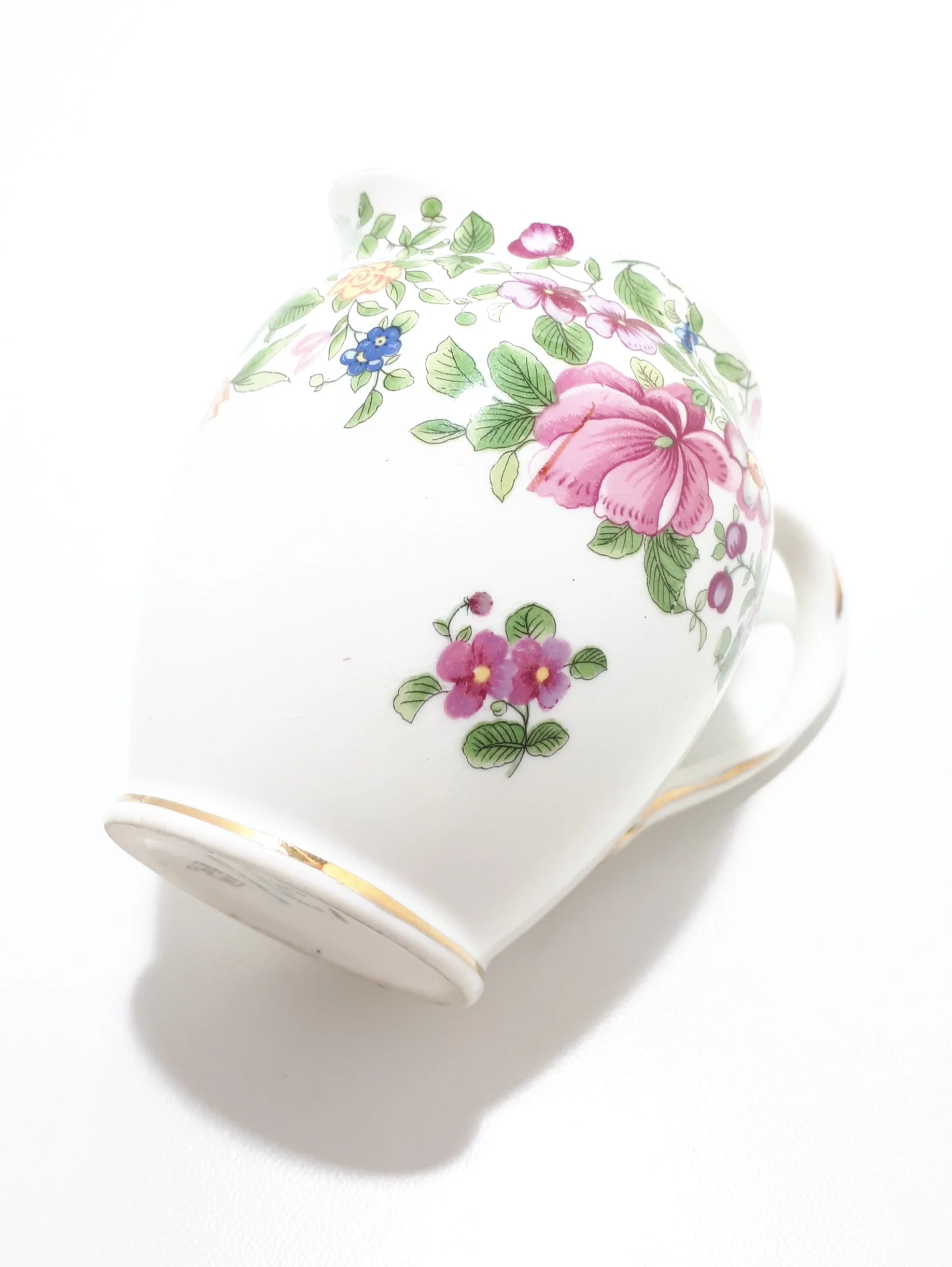 Rare Antique Fine Porcelain Crown Staffordshire Creamer - Image 7