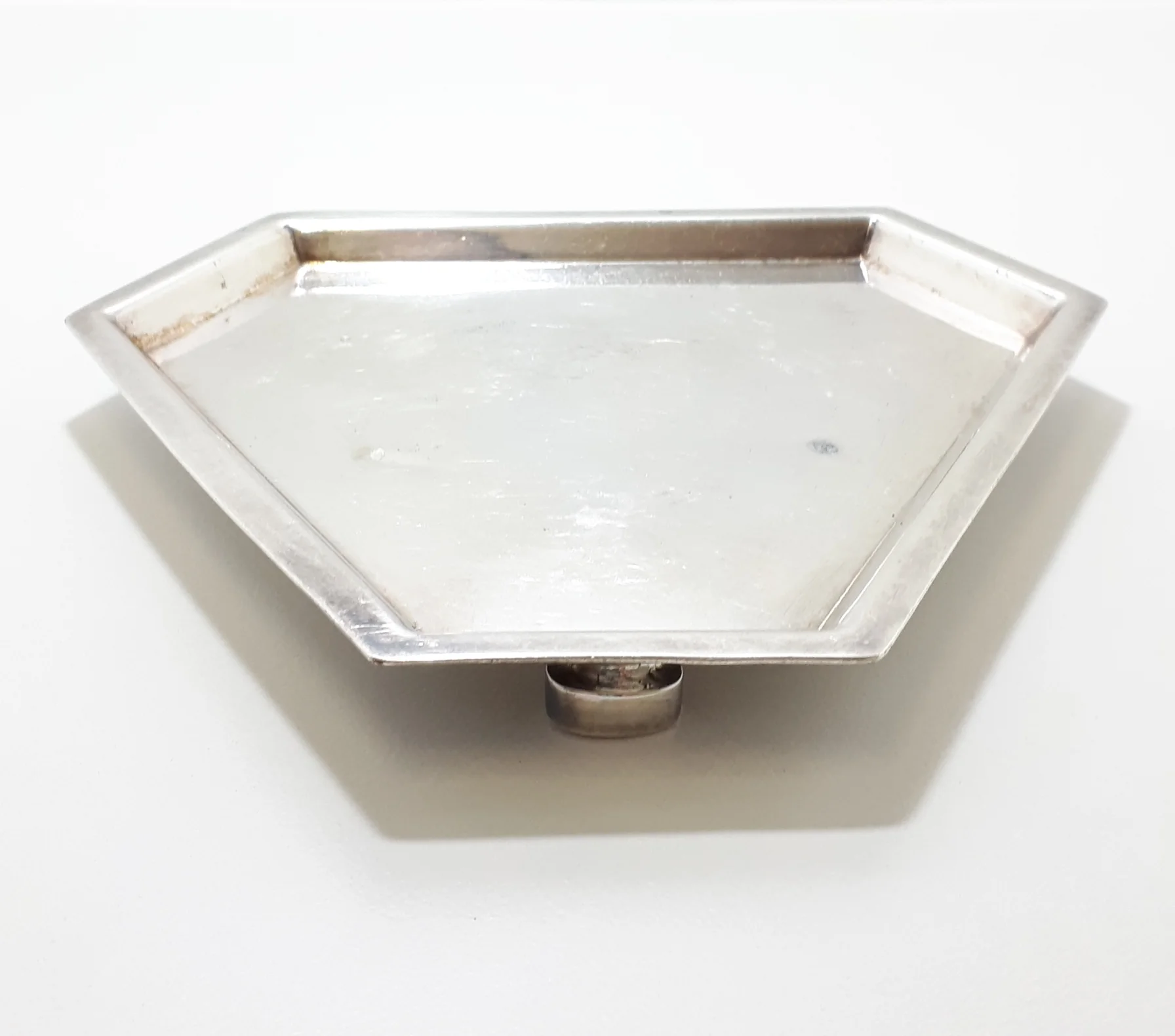 Rare Antique Mappin & Webb (1922-1923) Triangular Sweets Dish