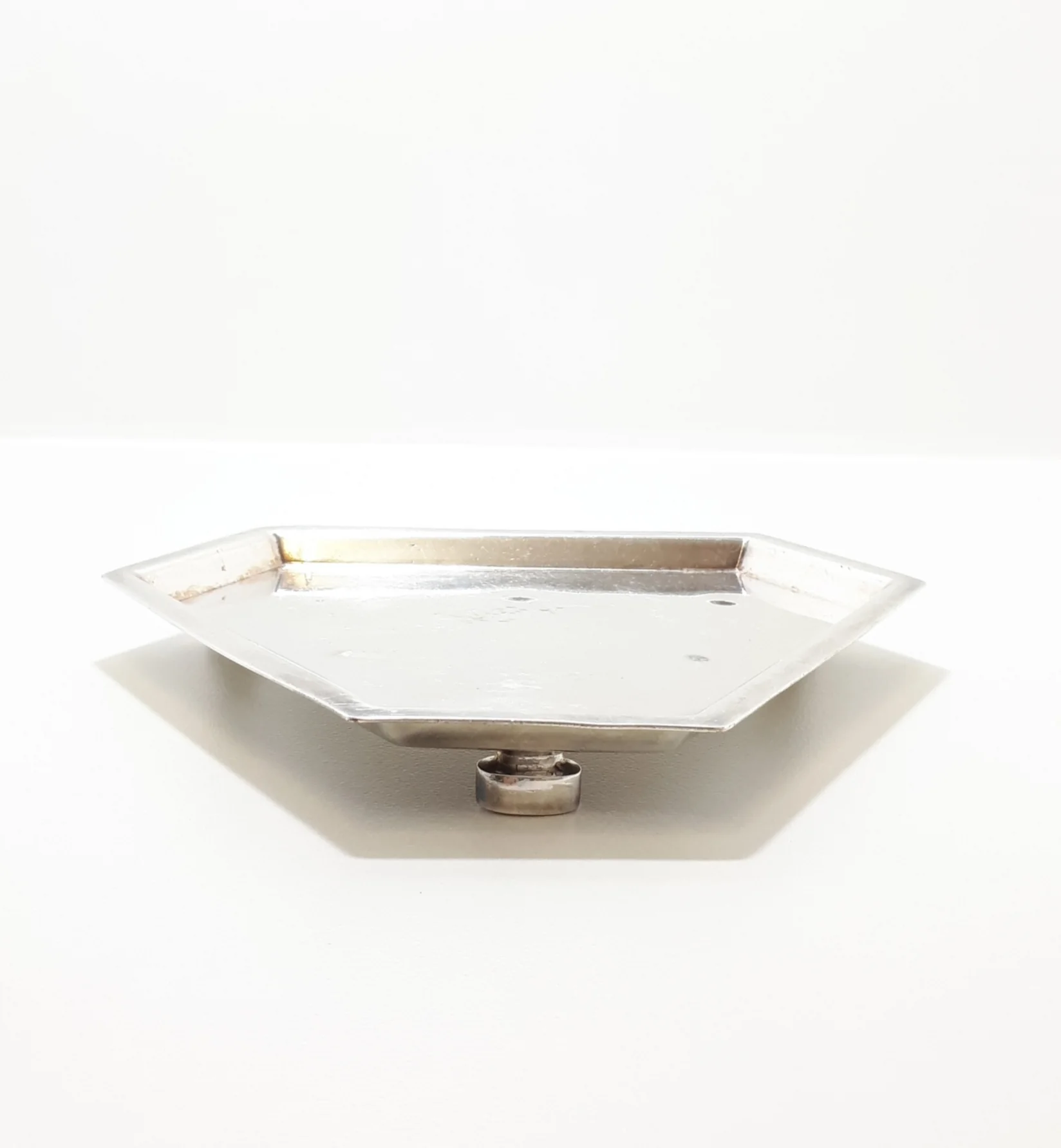 Rare Antique Mappin & Webb (1922-1923) Triangular Sweets Dish - Image 2