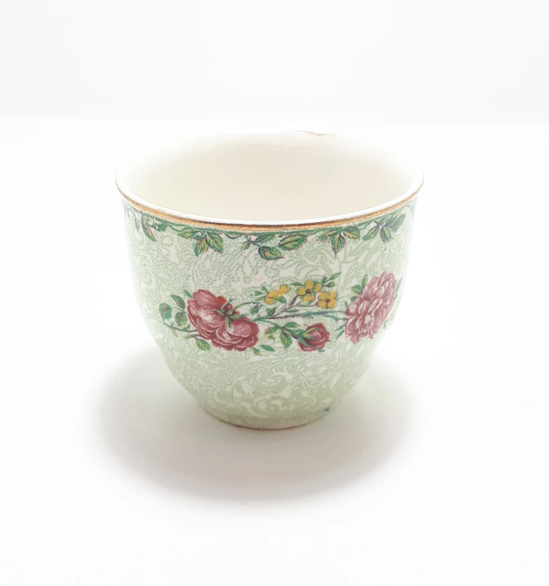 Rare Fairfield Pattern Vintage 1930's John Maddock & Sons Ltd. Porcelain Demitasse Sugar Bowl