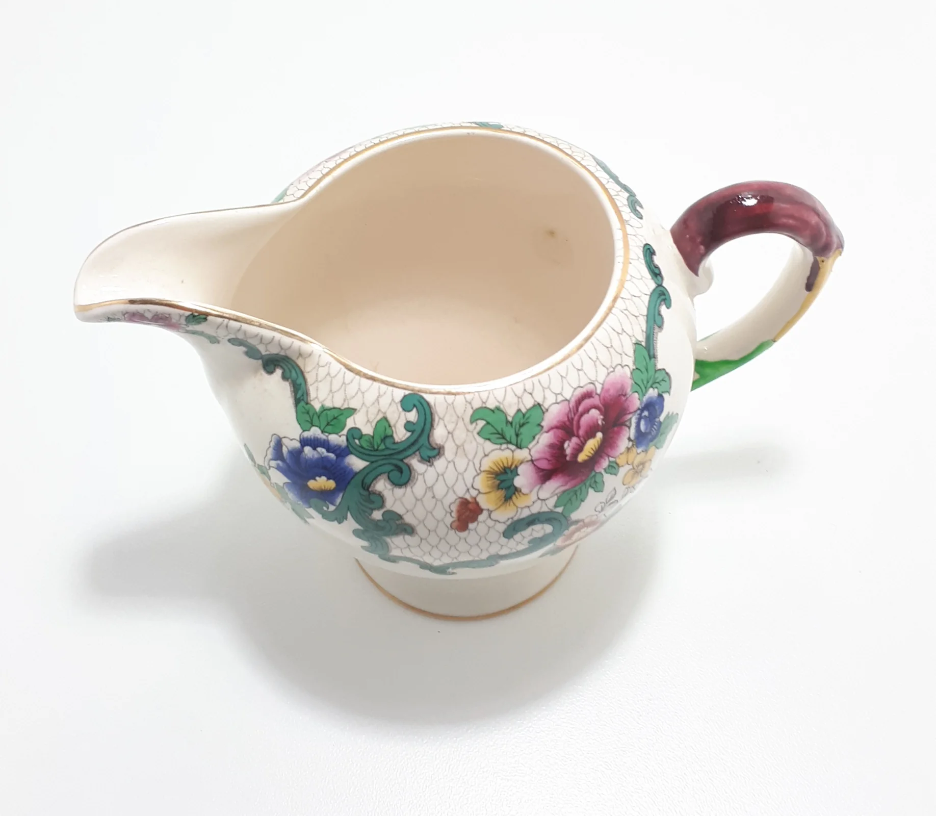 Royal Cauldon Victoria Pattern Porcelain Jug - Large - Image 5