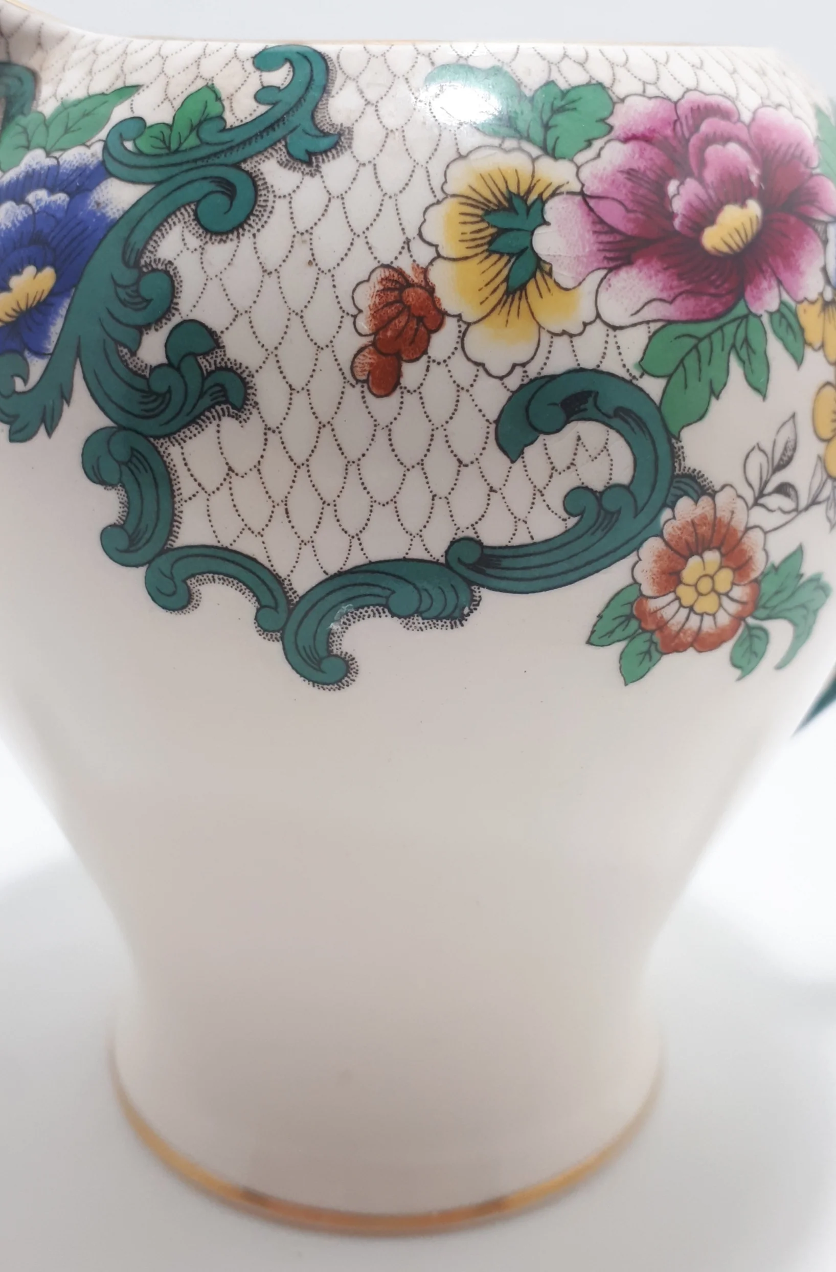 Royal Cauldon Victoria Pattern Porcelain Jug - Medium - Image 6