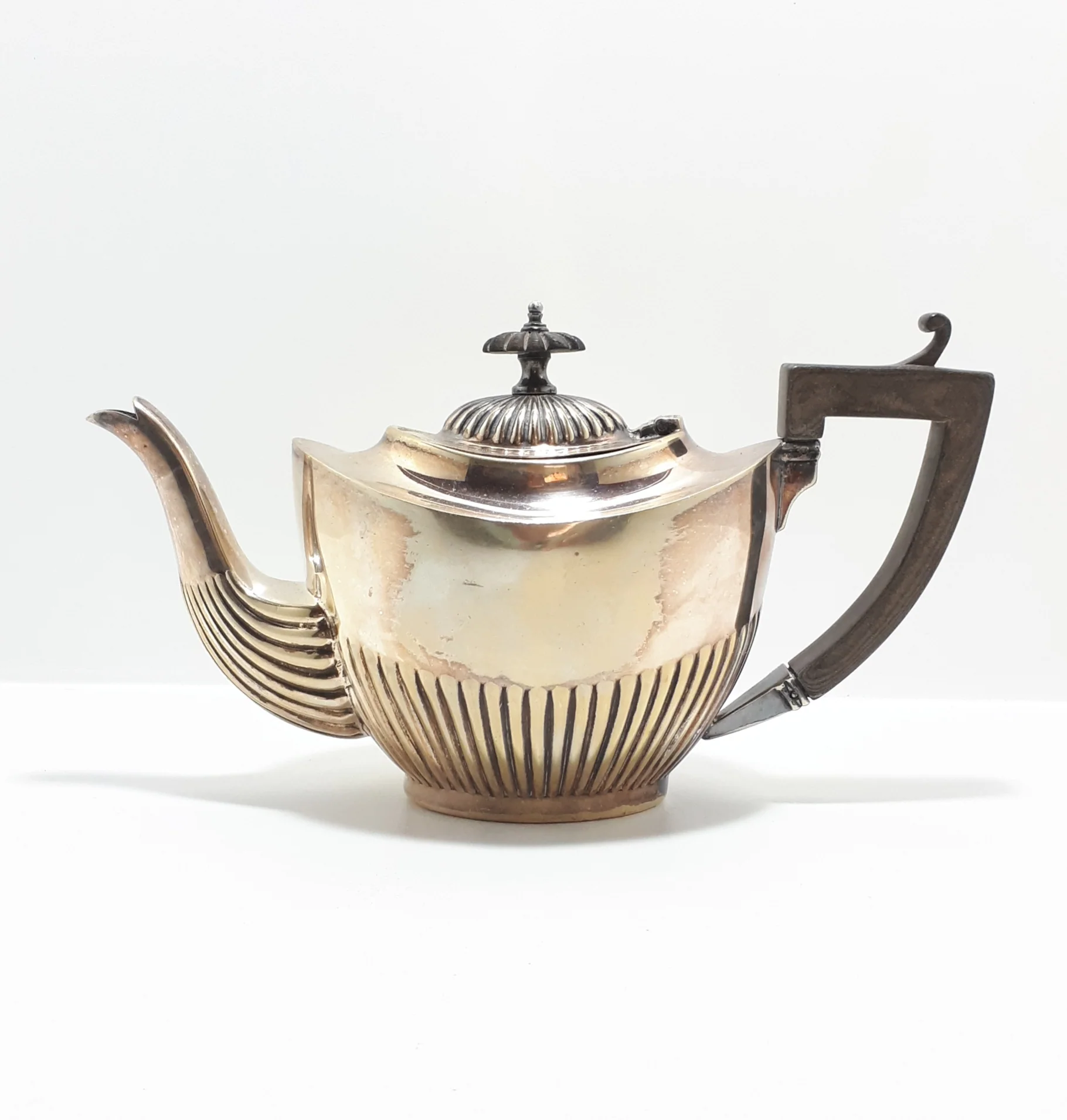 Small Antique 1906-1910 Atkin Brothers Silver Plated Edwardian Era Teapot
