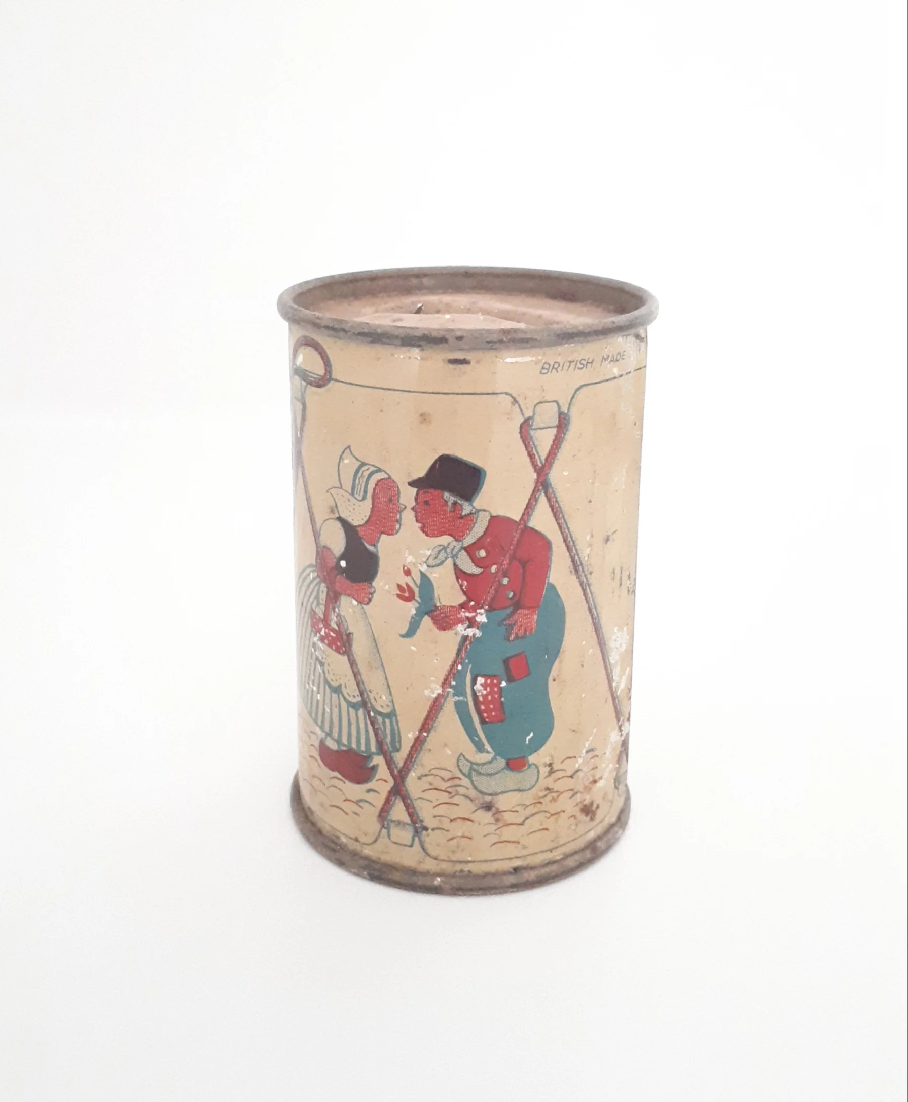 Small Collectable Antique Money Tin - Image 2