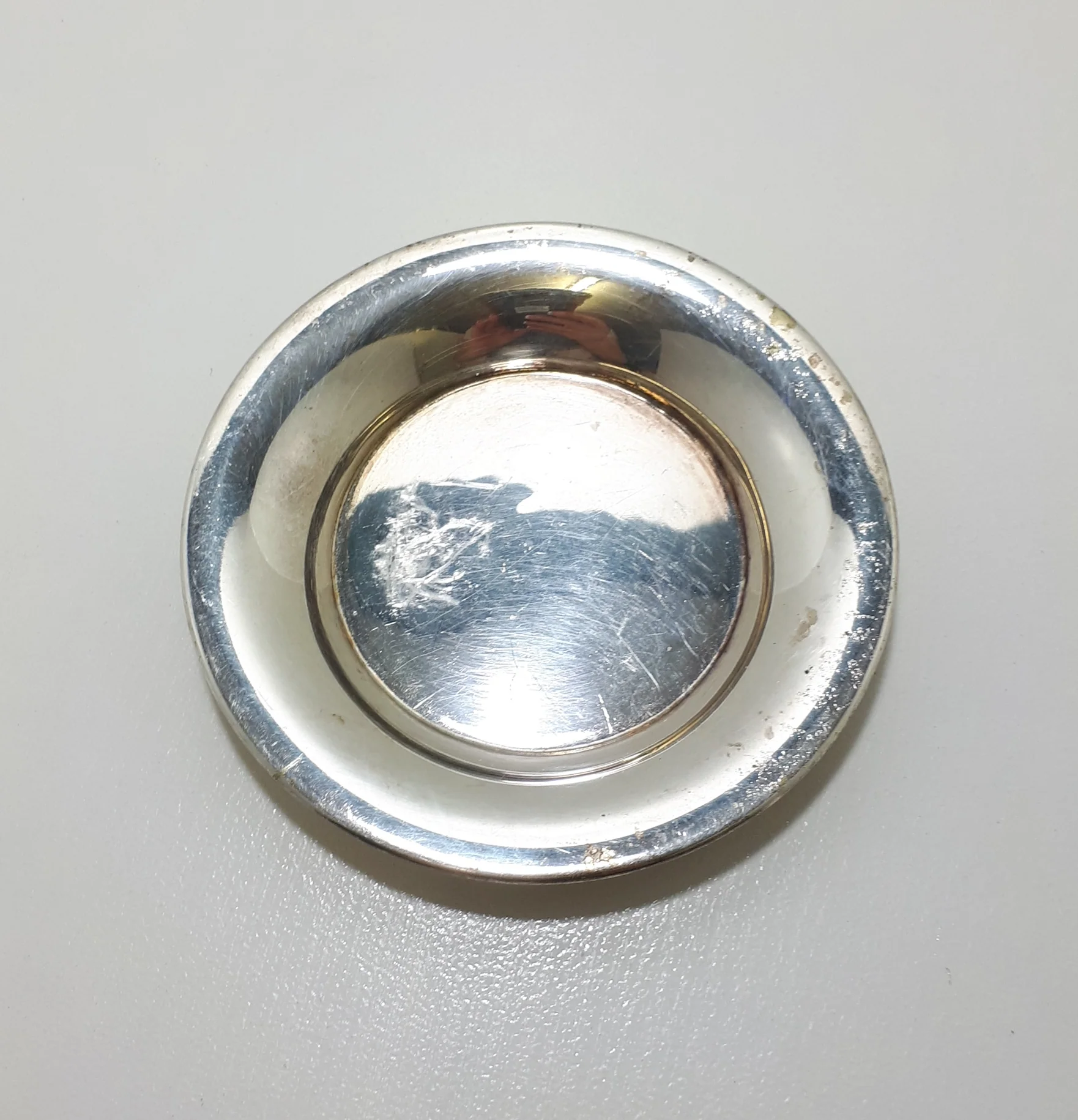 Small EPNS Butter Pat Dish - Image 4