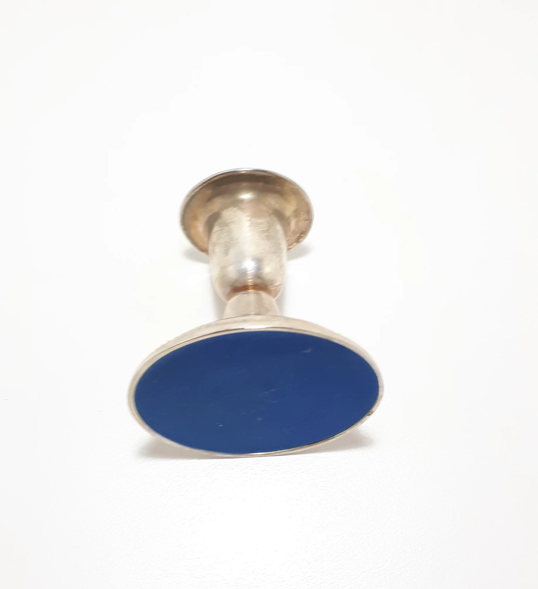 Small Silver Plated Candlestick - Image 3