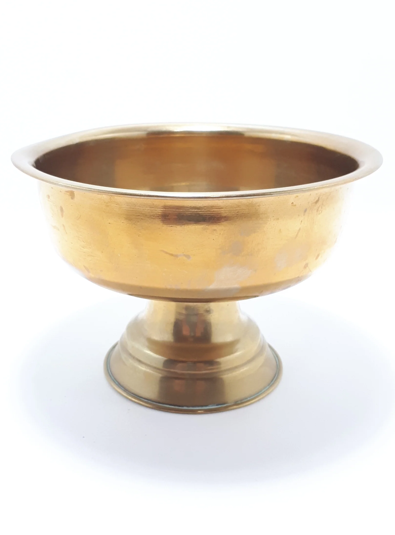 Solid Brass Pedestal Bowl - Image 3