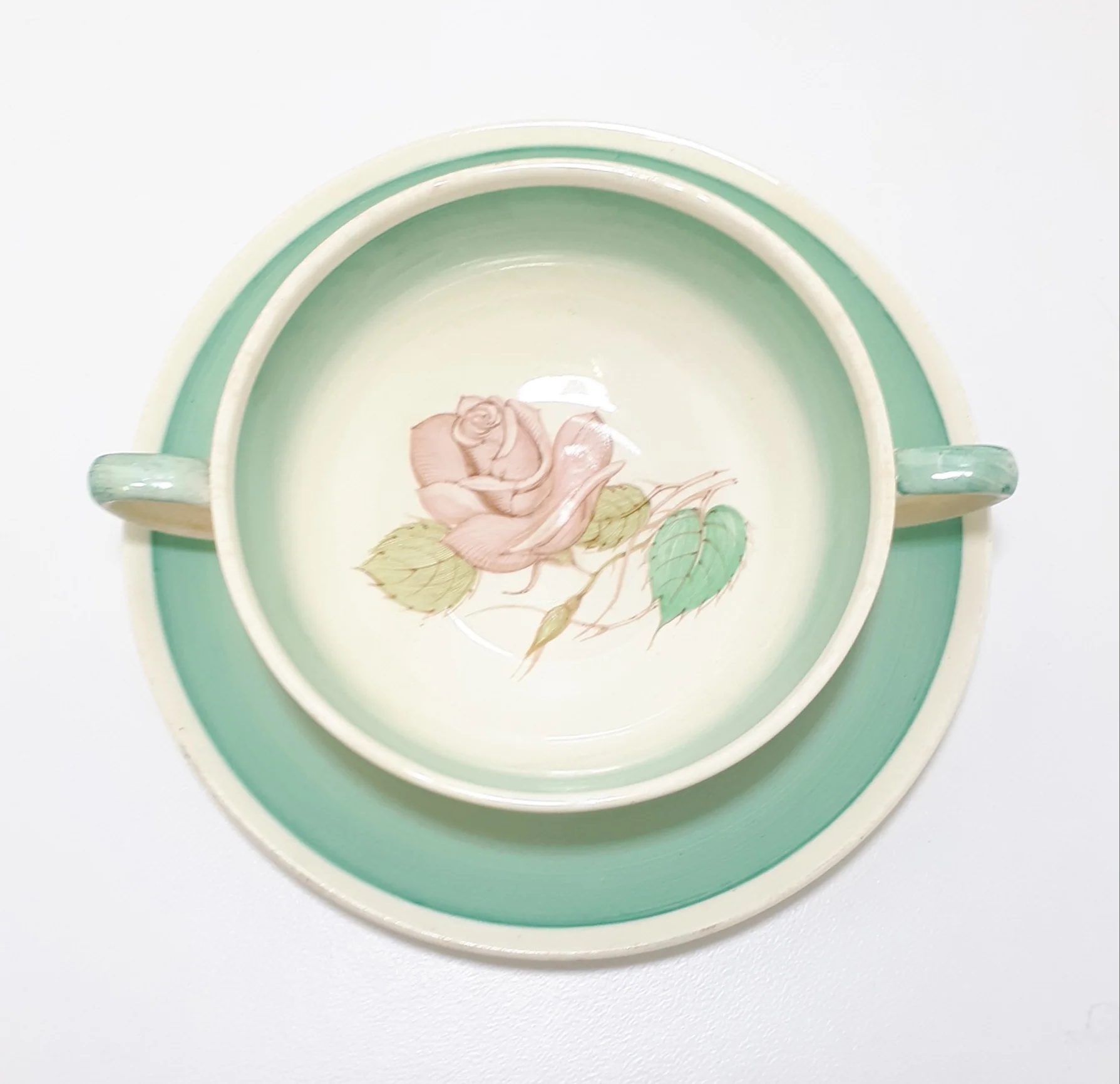 Susie Cooper Soup Set – Patricia Rose Pattern - Image 3