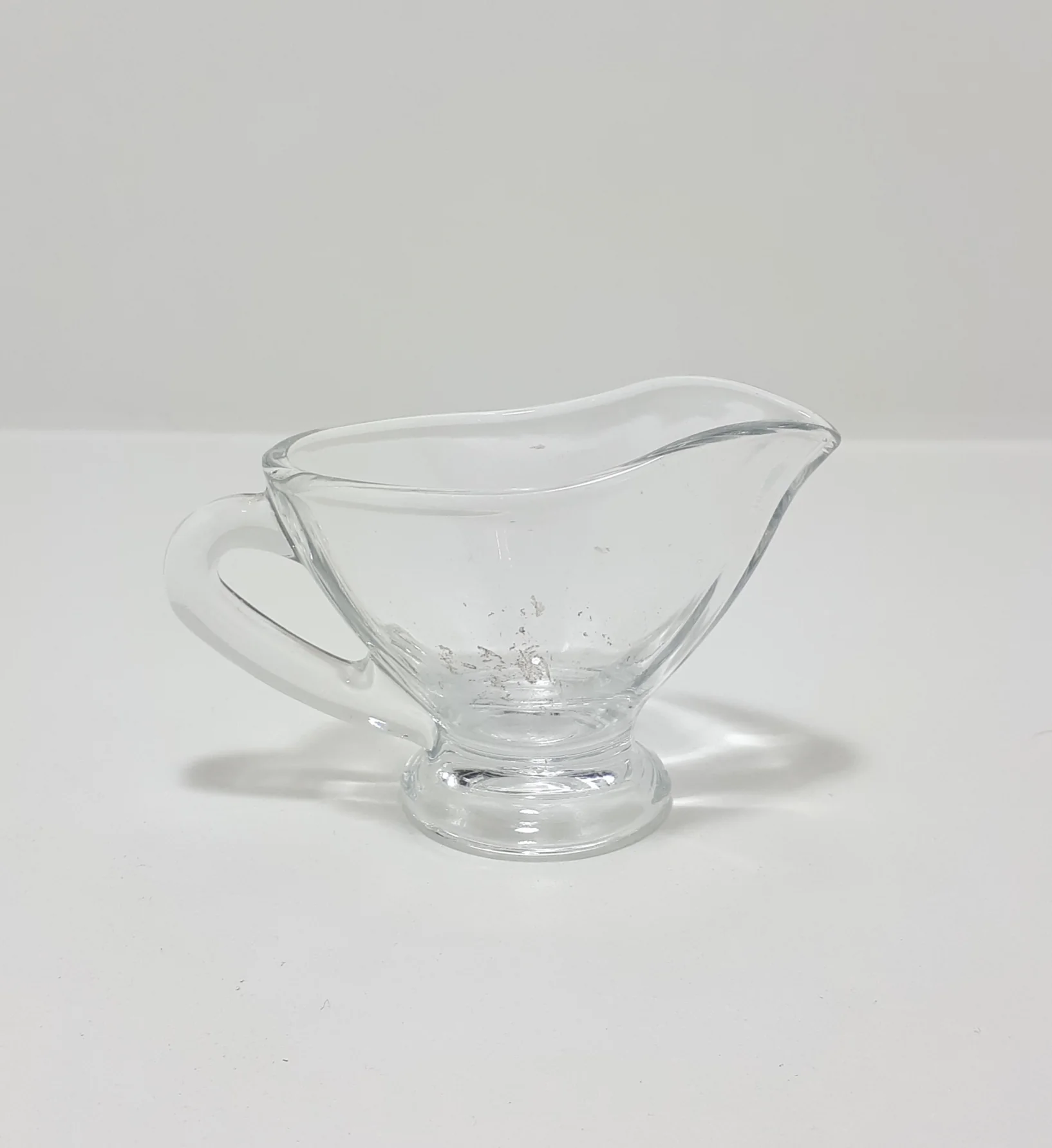 Tiny Glass Gravy/Salad Dressing Jug - Image 2