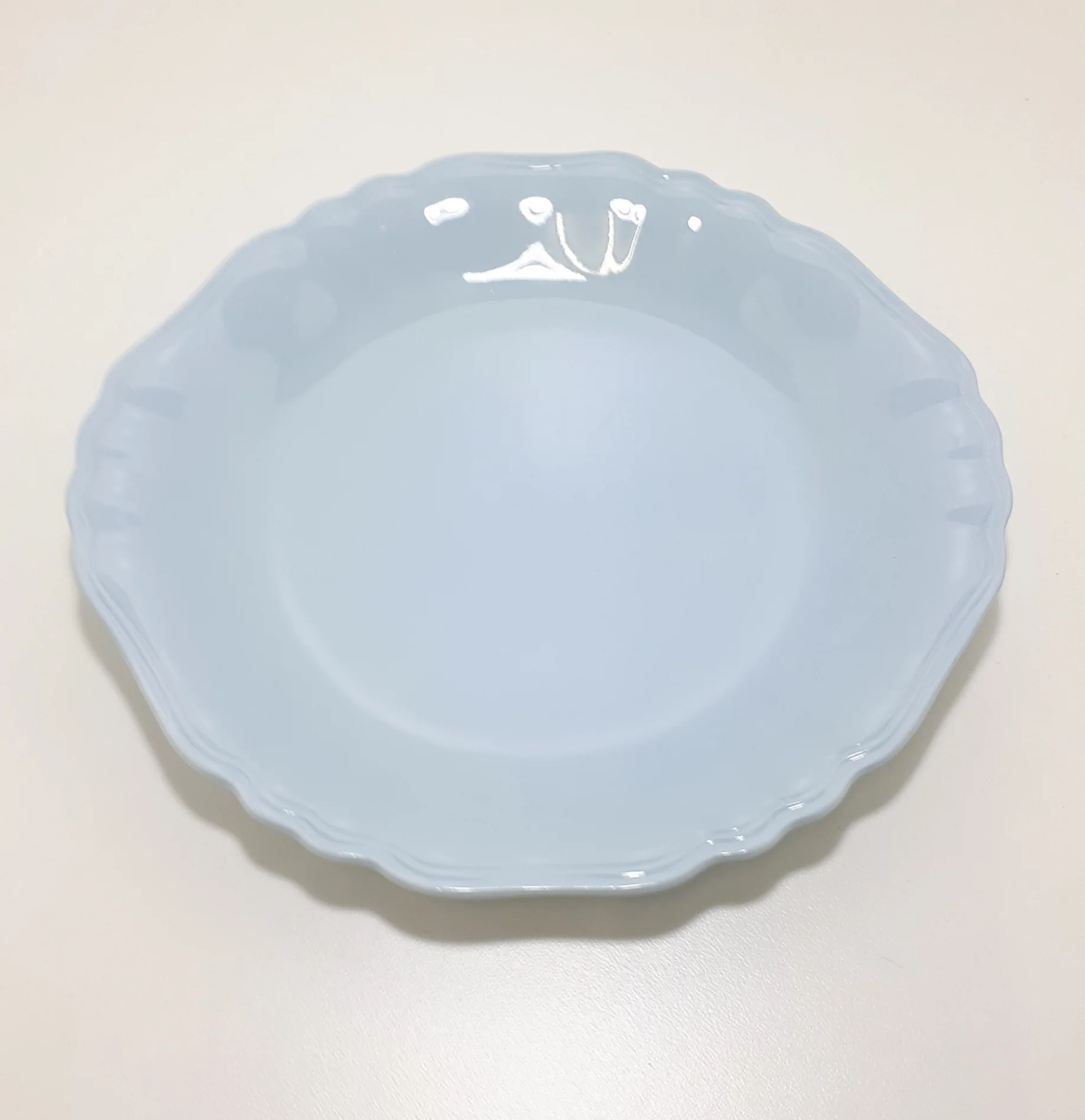 Vintage 1940’s J&G Meakin Sky Blue Dinner Plate – Celeste Pattern - Image 2