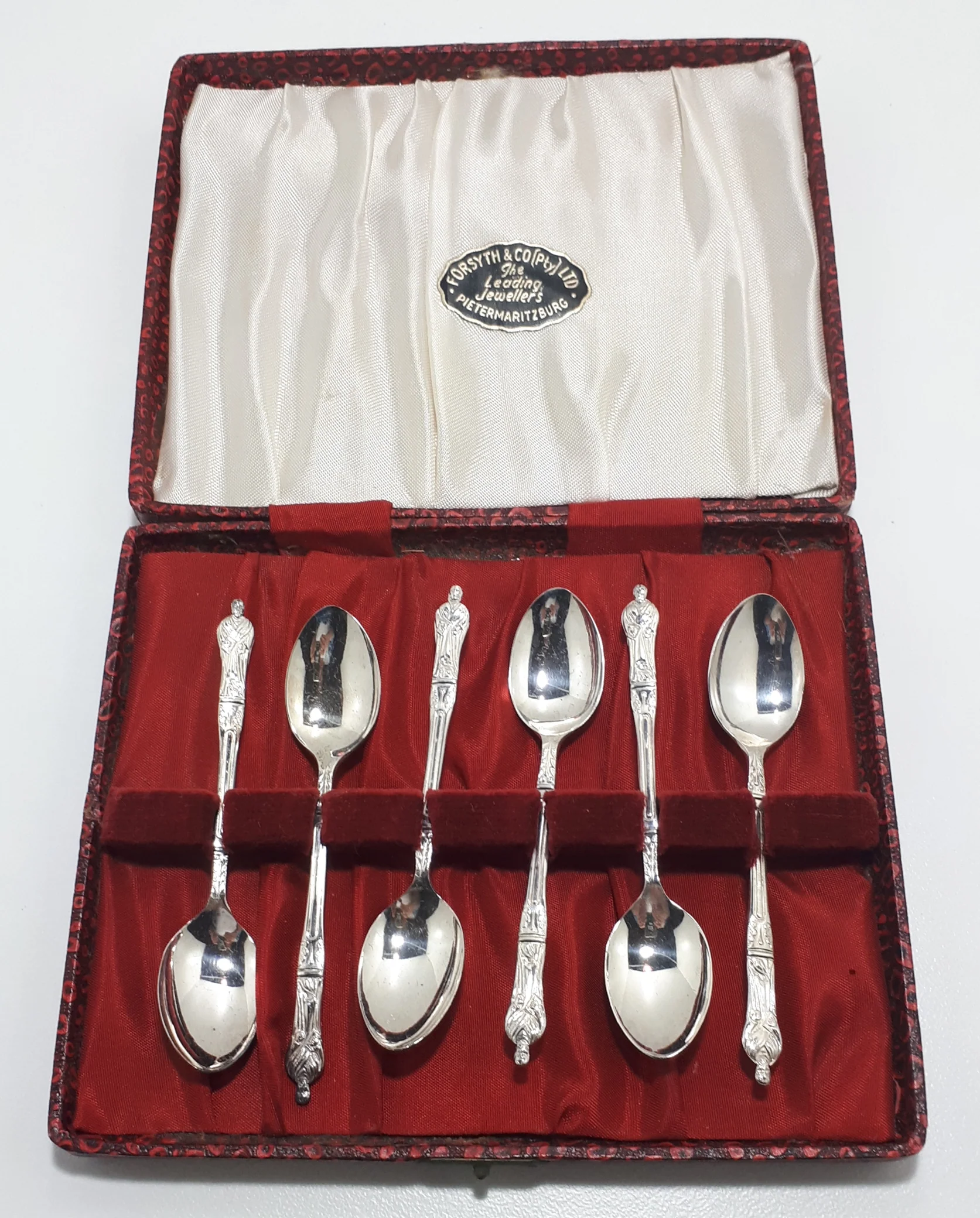 Vintage Boxed Set Of 6 Apostle Spoons From Local Jeweller - Image 3