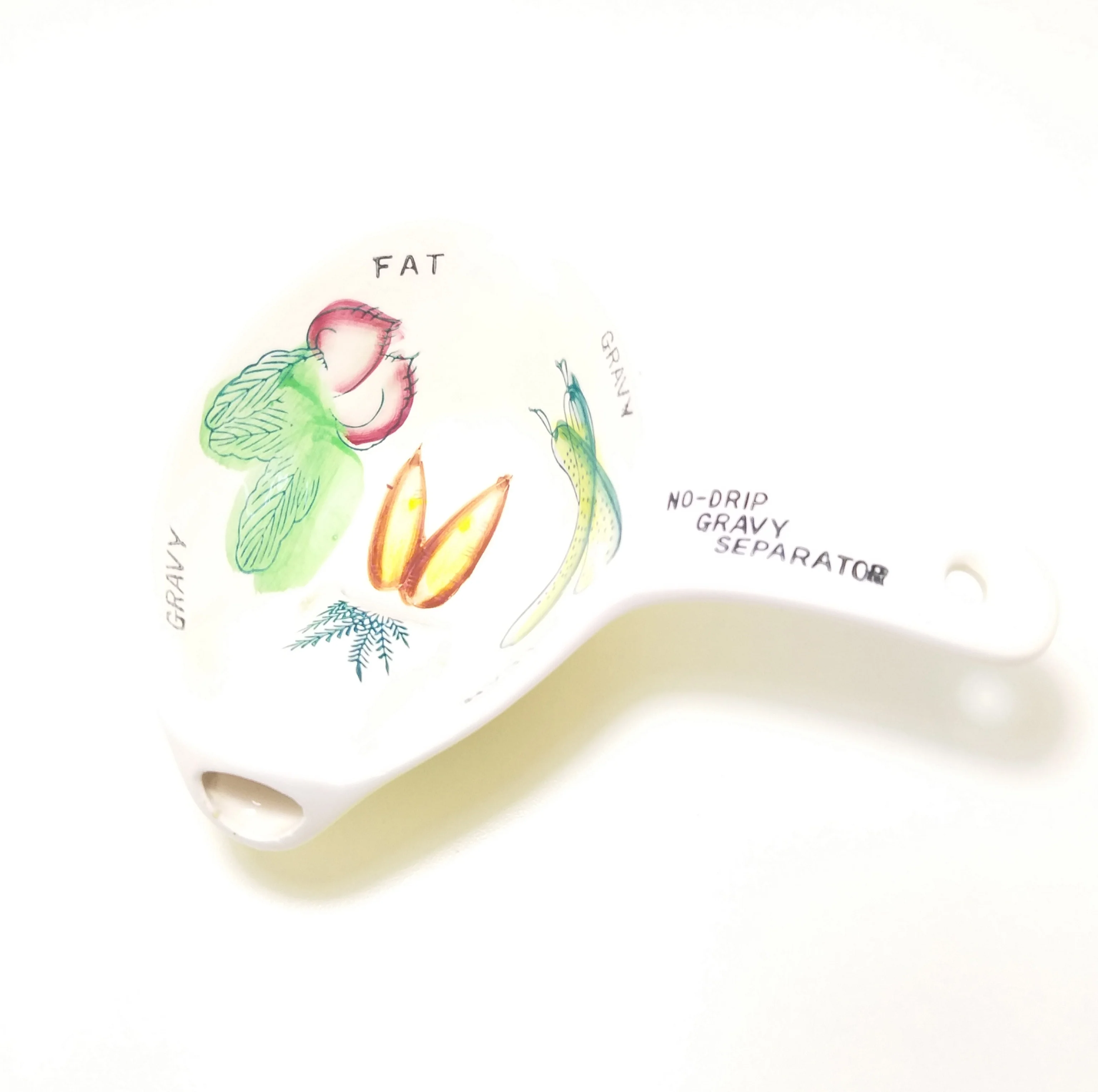 Vintage Ceramic Non-Drip Gravy Separator - Image 3
