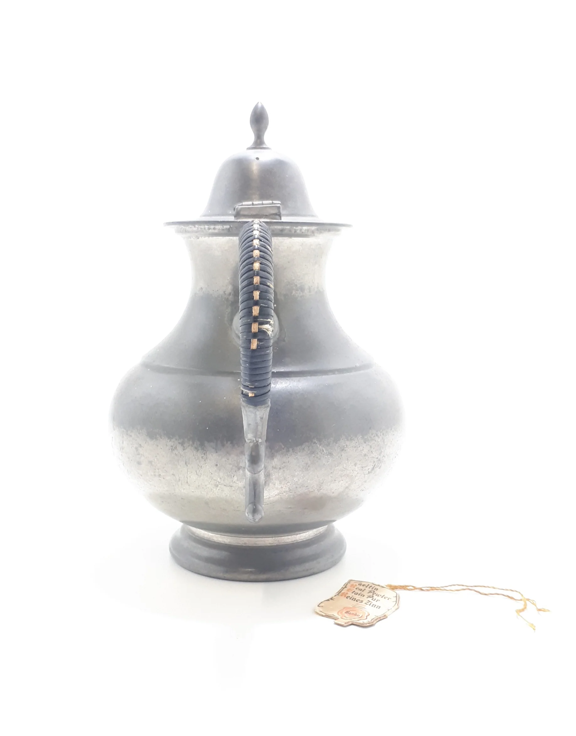 Vintage Dutch Kurz & Co Pewter Tea Pot - Image 4