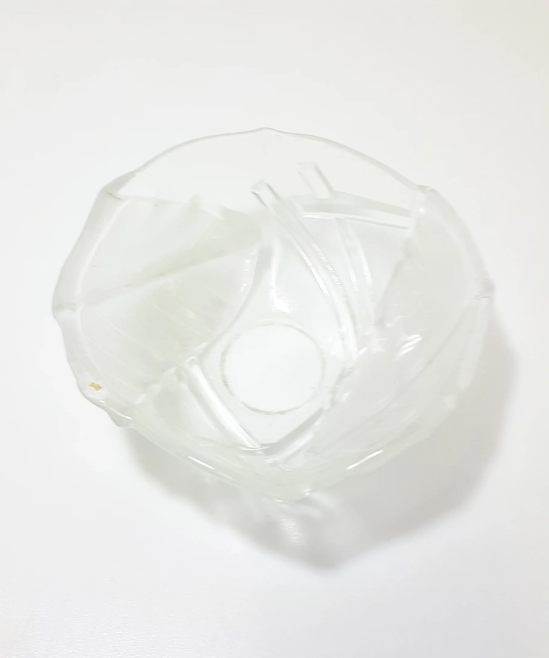 Vintage Glass Display Bowl - Image 5