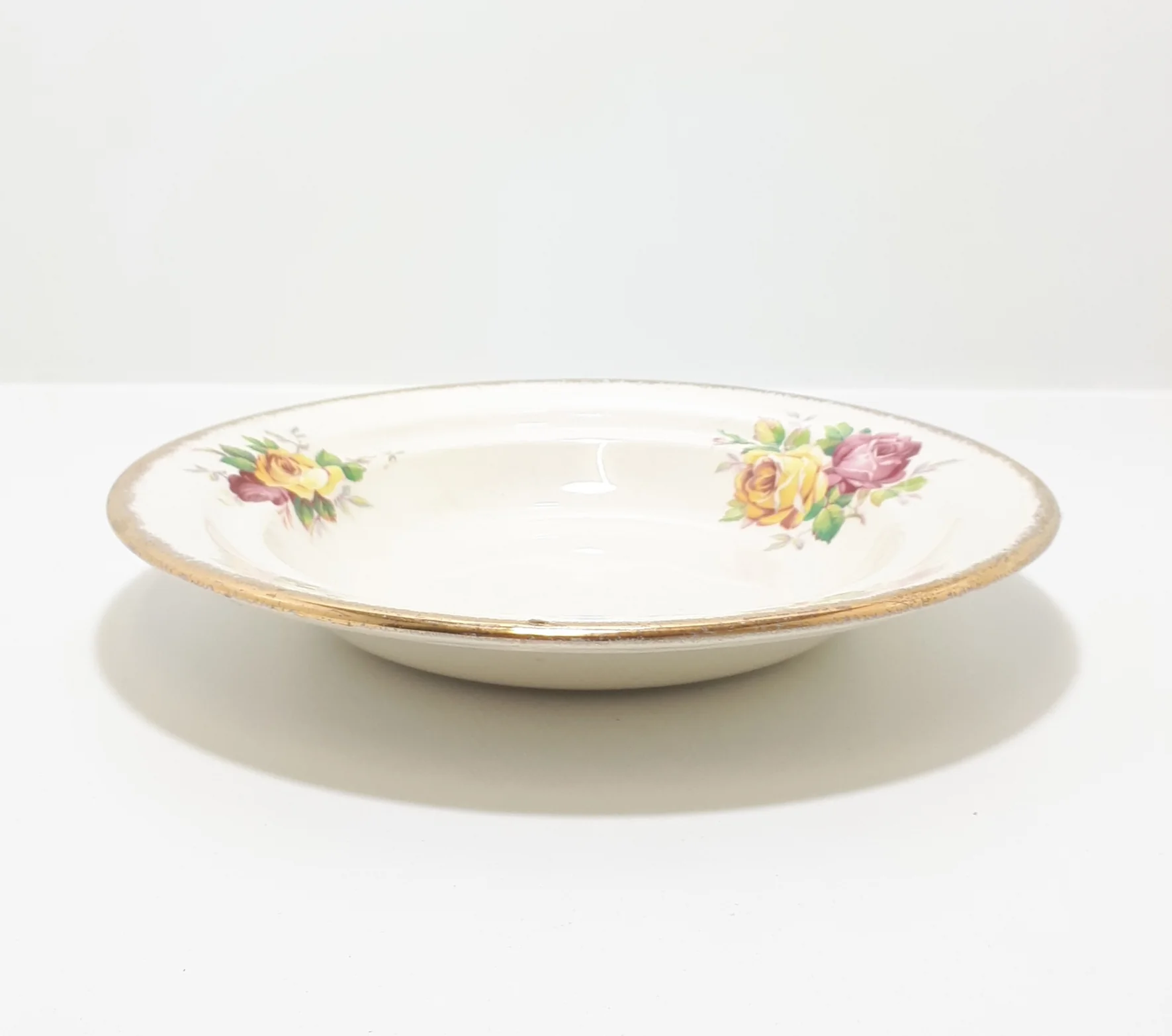 Vintage “Luxor Vellum” Swinnertons Soup Bowl - Image 2