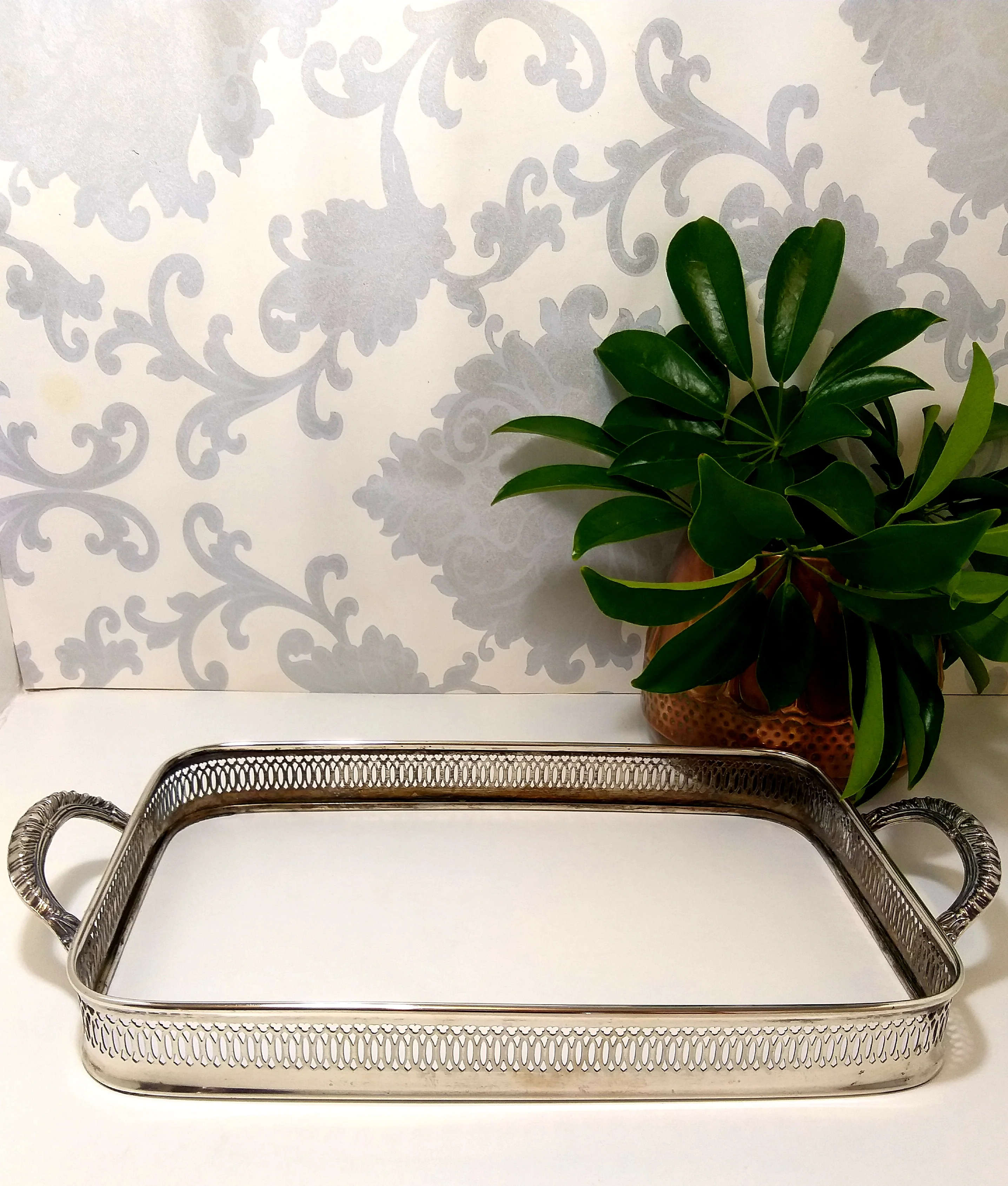Vintage Silver Plated Casserole Dish Stand - Image 2