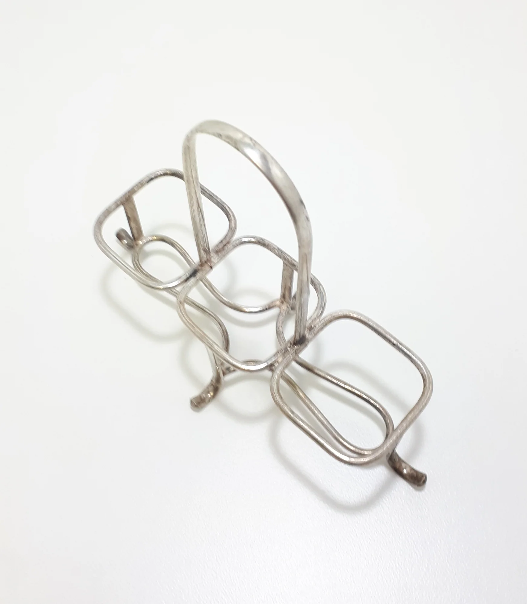 Vintage Silver Plated Cruet Stand - Image 4