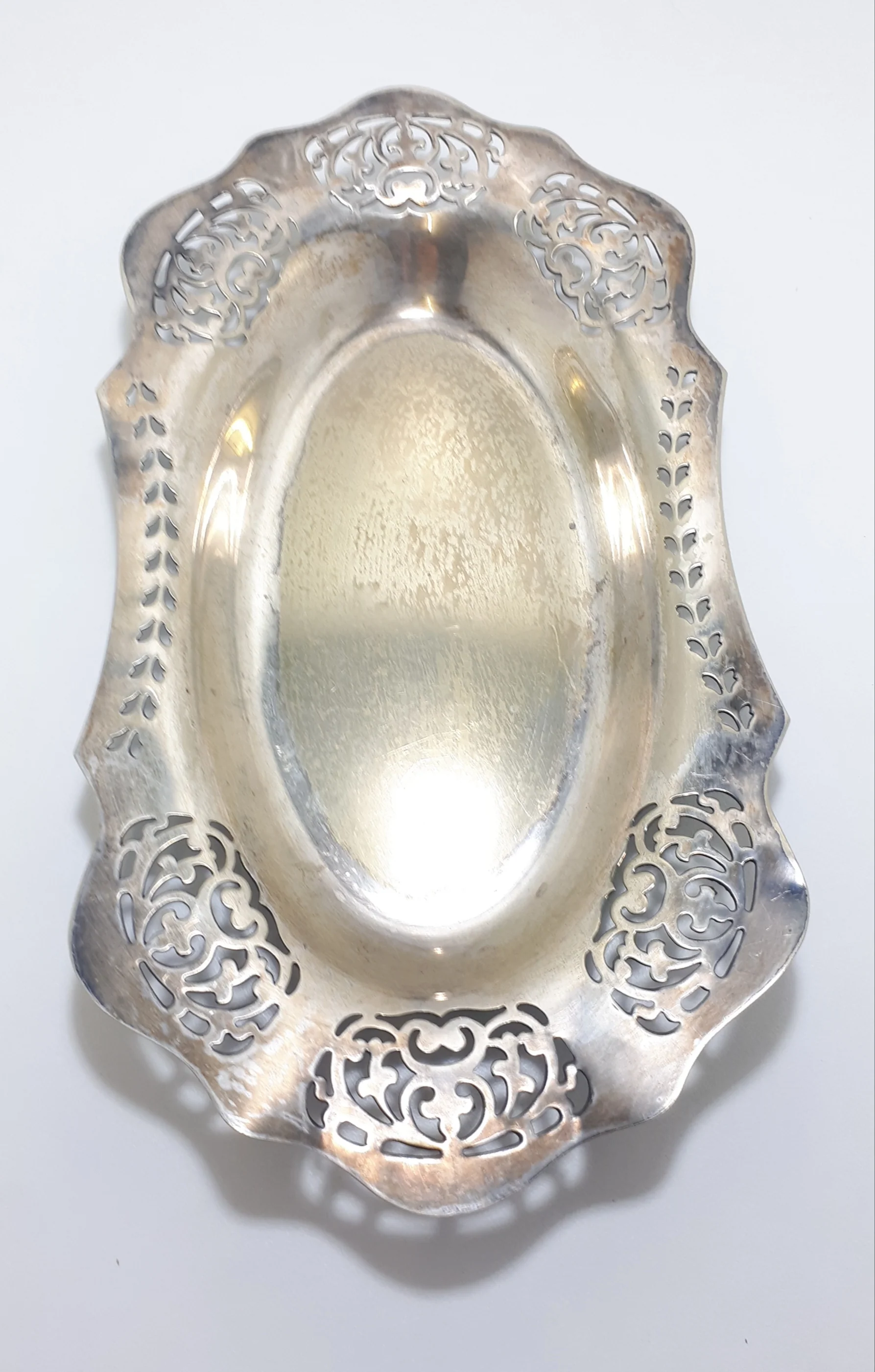 Vintage Silver Plated Reticulated Pierced Van Riebeeck Plate Presentation Dish - Image 5