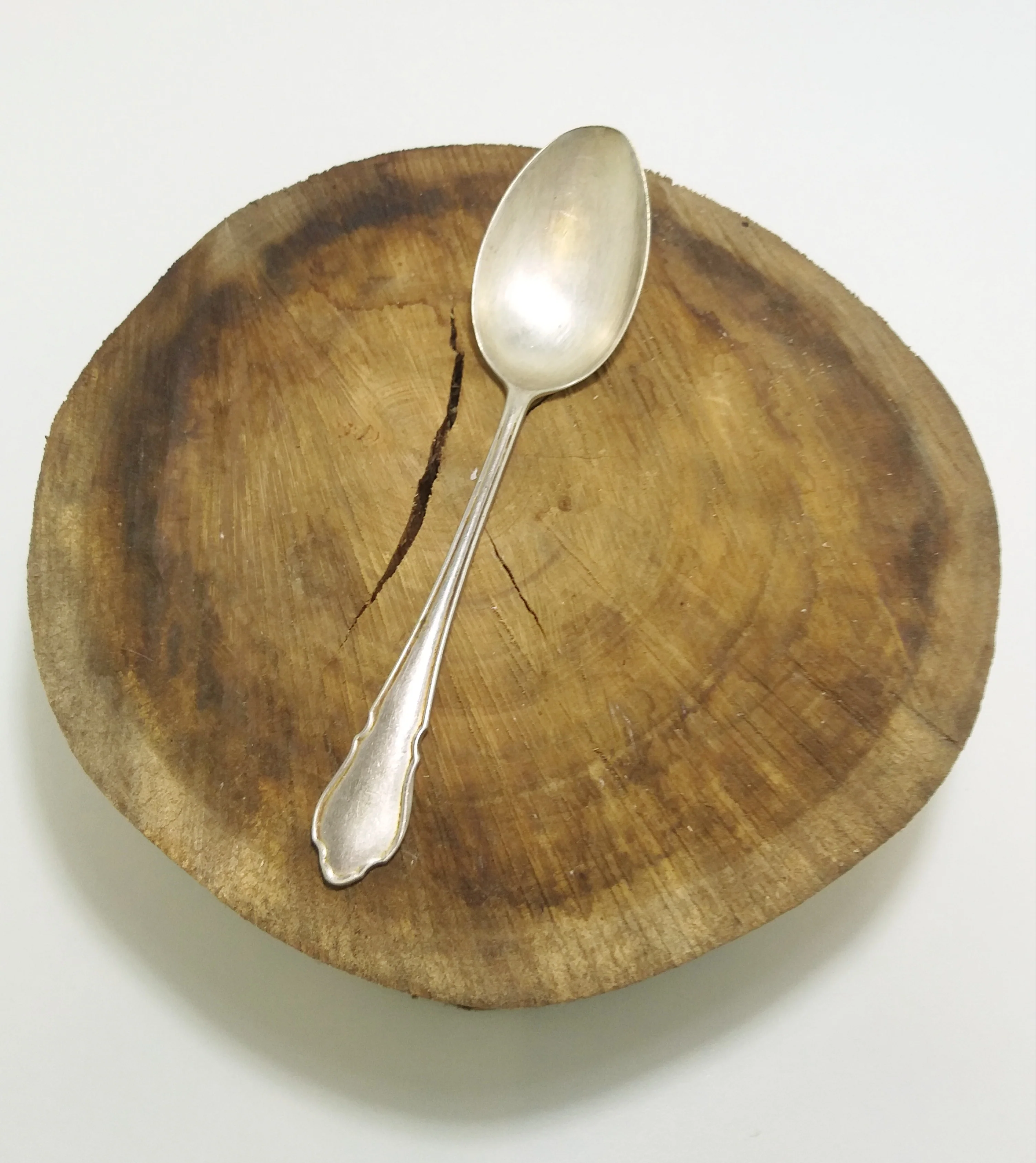 Vintage Silver Plated Serving Spoon With A Dubarry Handle Design - Image 3