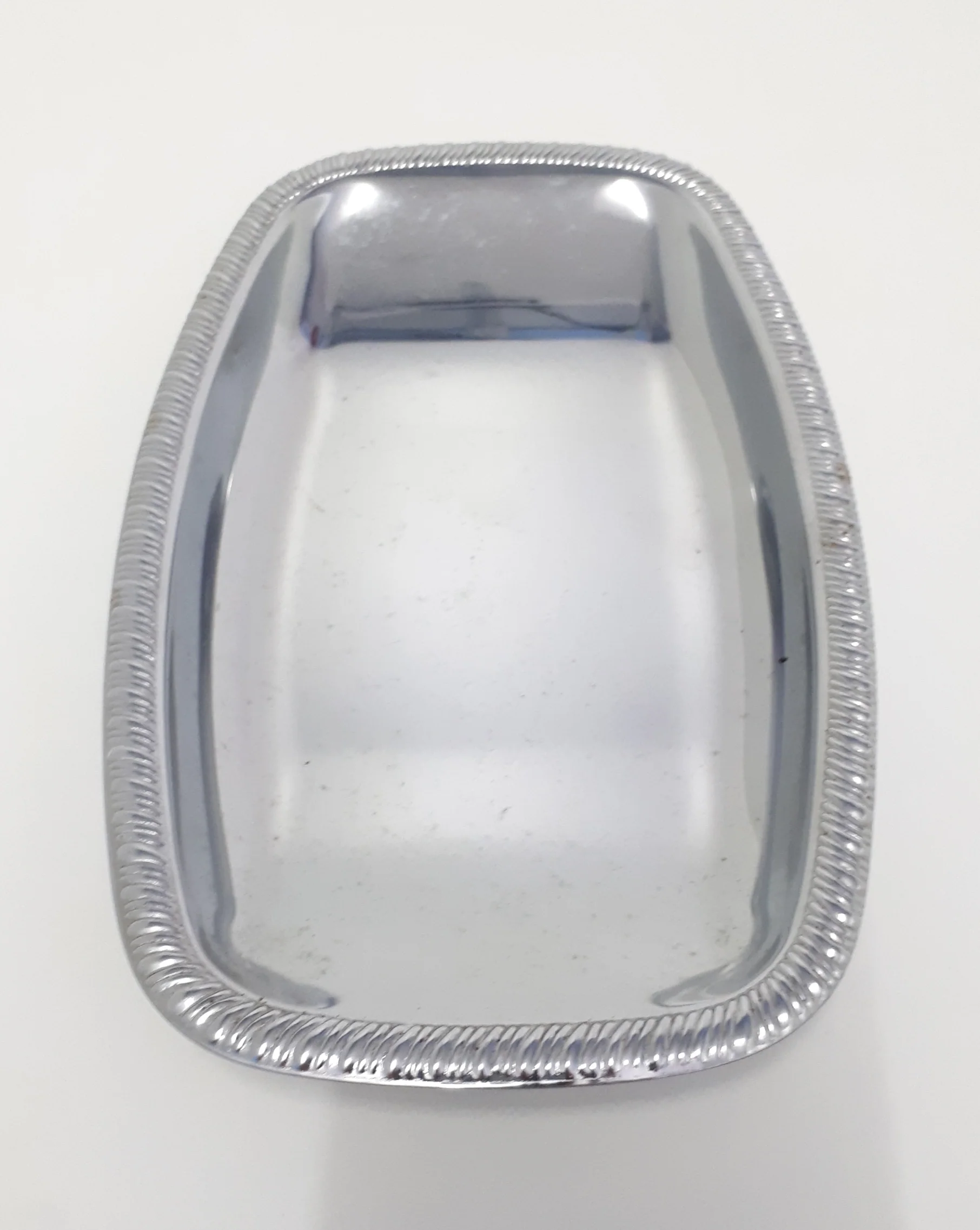 Vintage Silver Plated Snack Tray - Image 4