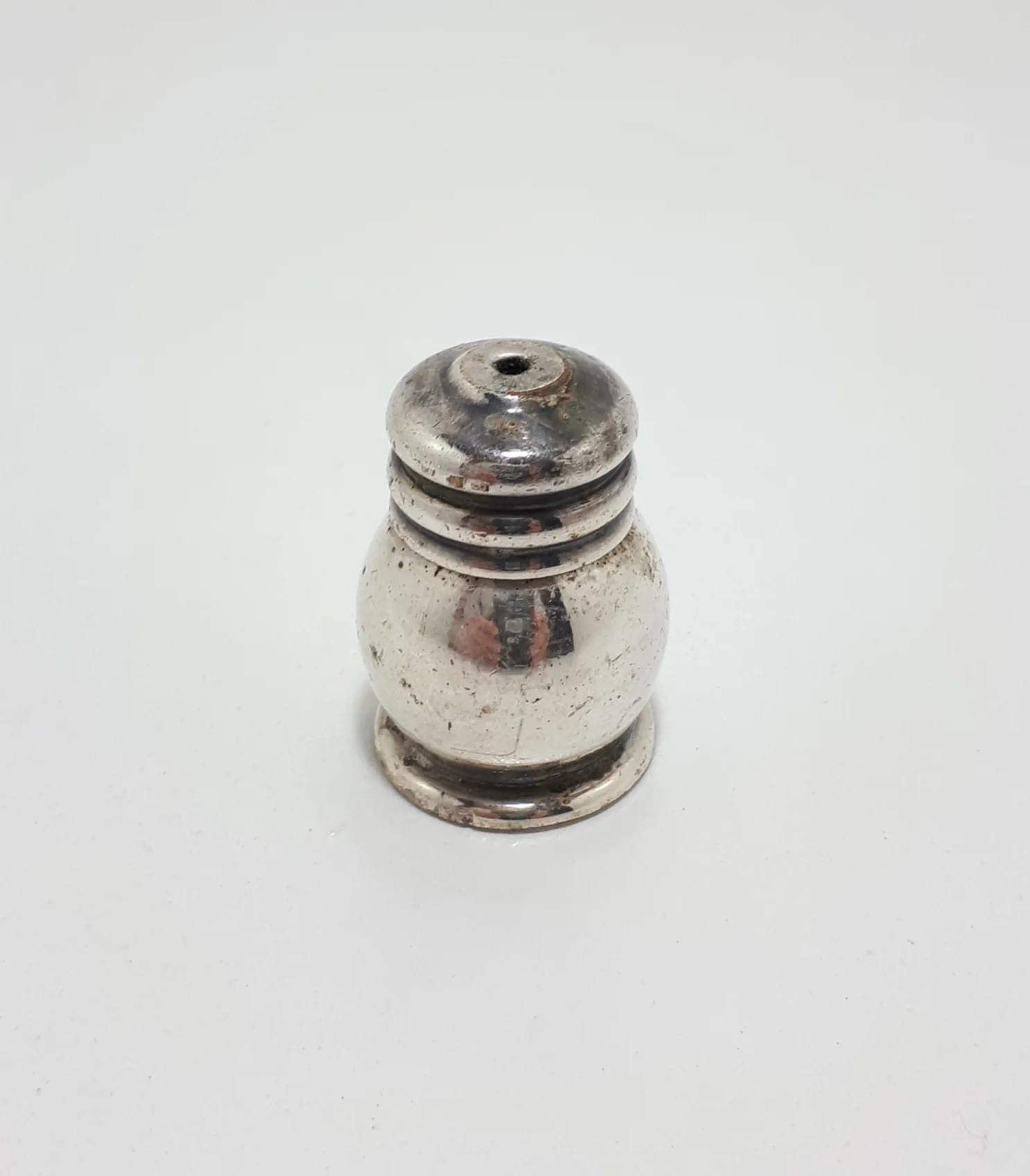 Vintage Tiny Silver Plated Pepper Shaker